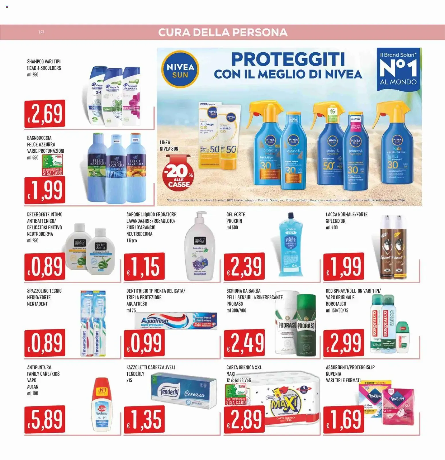 SISA/Mercadò: L'ESTATE DELLA Convenienza da 23 luglio a 5 agosto di 2026 - Pagina del volantino 18