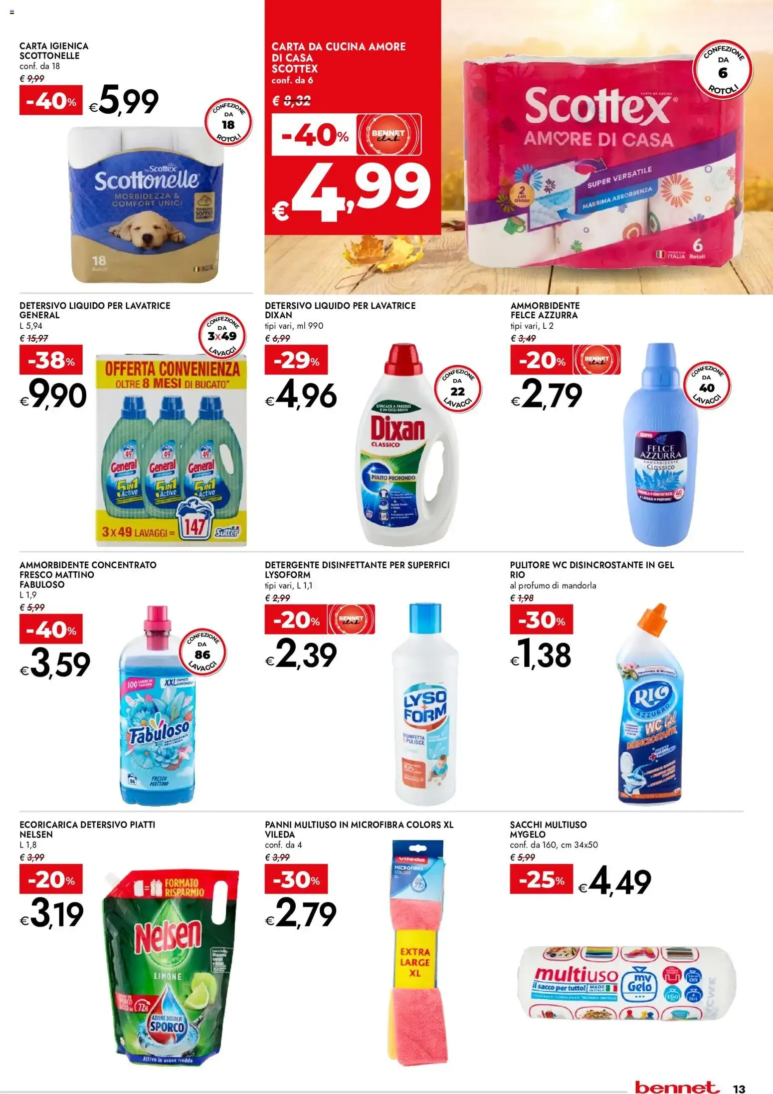 Nuovo bennet volantino L'autunno In Tavola dal 01/10/2026 > offerte anteprima 🛍️ da 1 ottobre a 14 ottobre di 2026 - Pagina del volantino 13