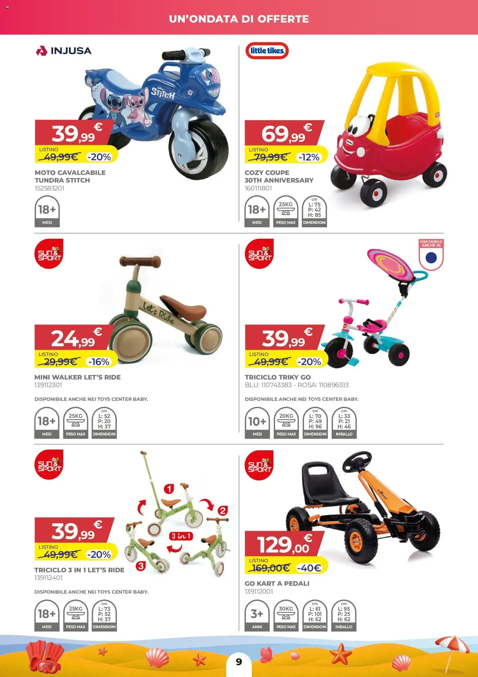 Toys Center - Un'ondata di offerte da 25 giugno a 29 luglio di 2026 - Pagina del volantino 9
