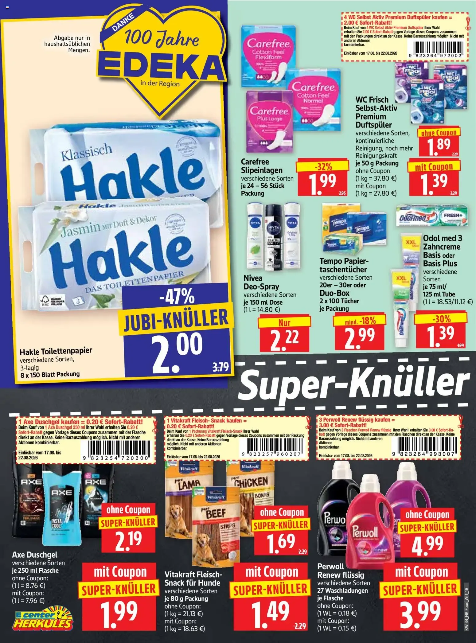 HERKULES Prospekt (ab 17.08.2026) zum Blättern von 17. August bis 22. August 2026 - Prospekt seite 18