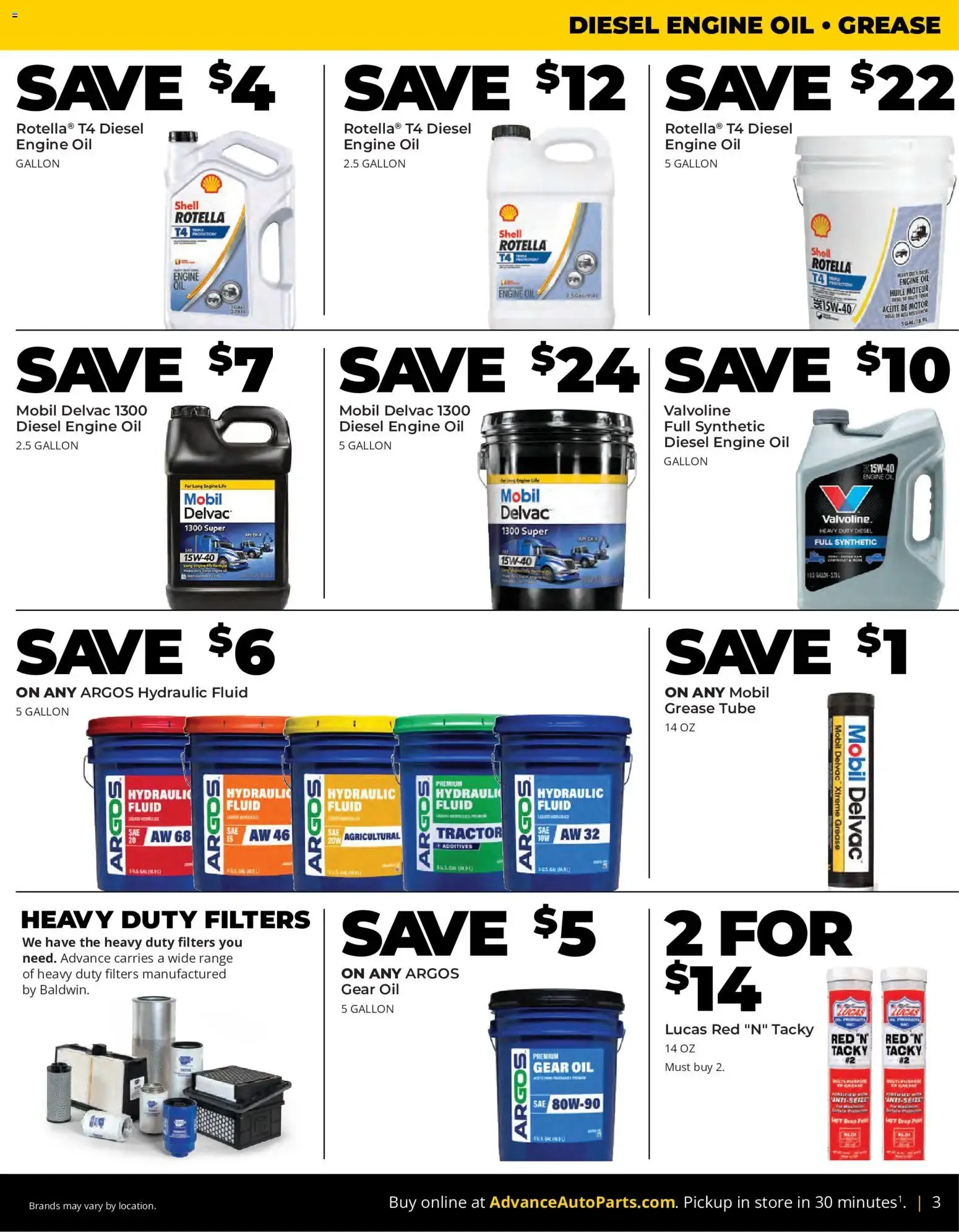Weekly ad Advance Auto Parts Weekly Ad from 09/13/2026 - Flyer from September 13 to October 10 2026 - Page 3