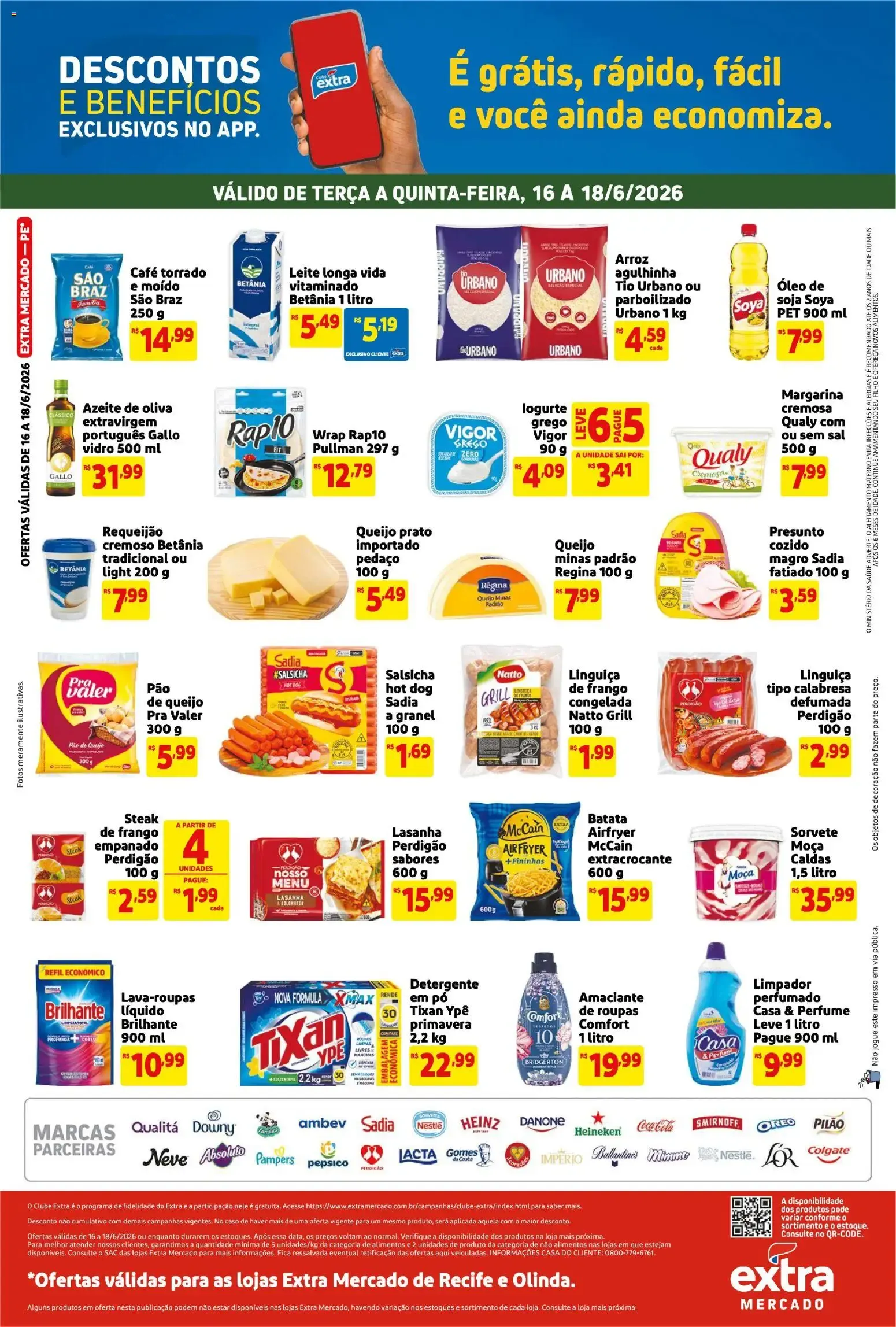 Encarte de Folheto Extra ofertas de Mercado Terça e Quinta de 16/06/2026 | Promoção 16 de junho até 18 de junho 2026 - Pagina 2