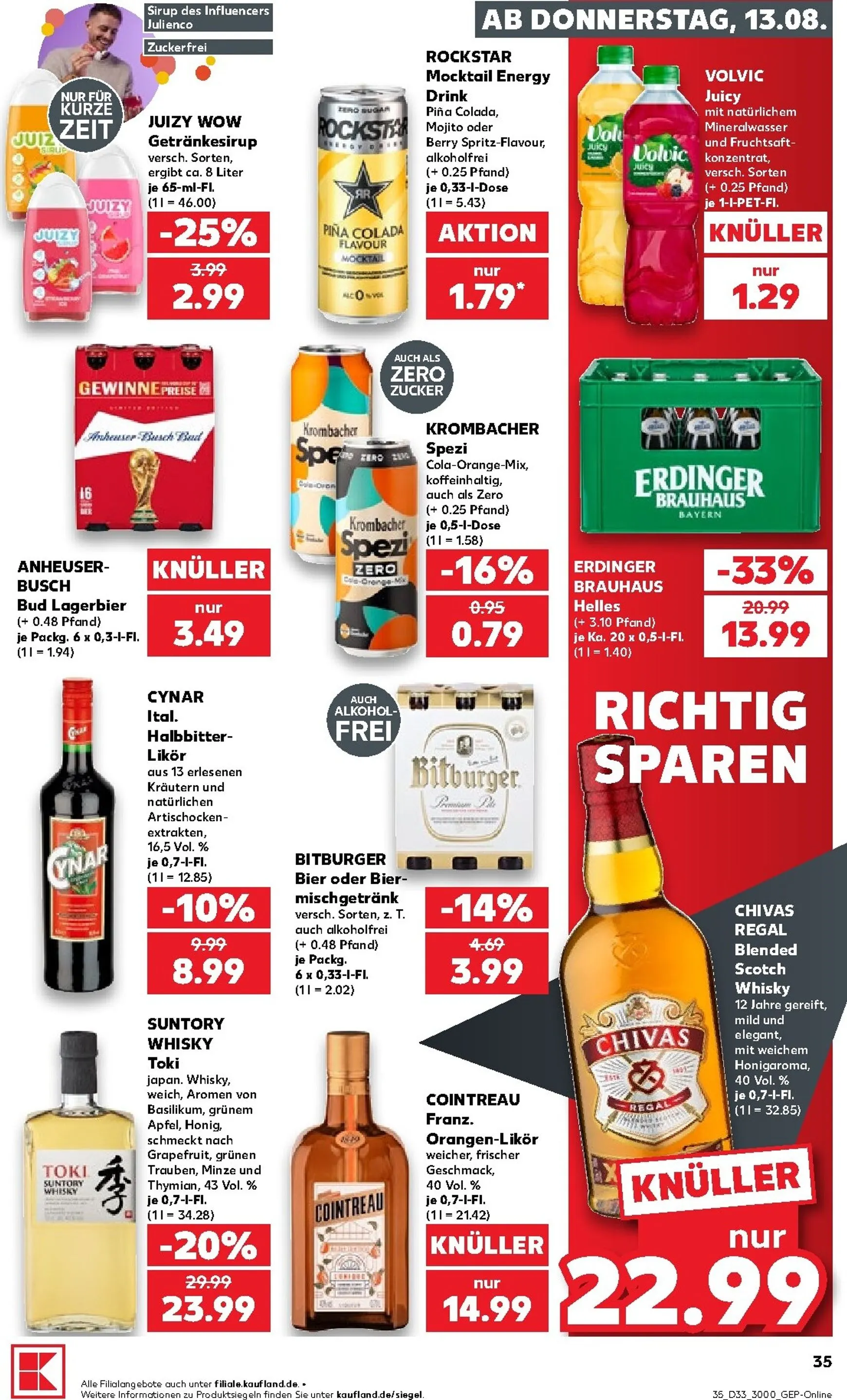Neuer Kaufland Prospekt – von Donnerstag 13.08.2026 bis Mittwoch 19.08.2026 von 13. August bis 19. August 2026 - Prospekt seite 35
