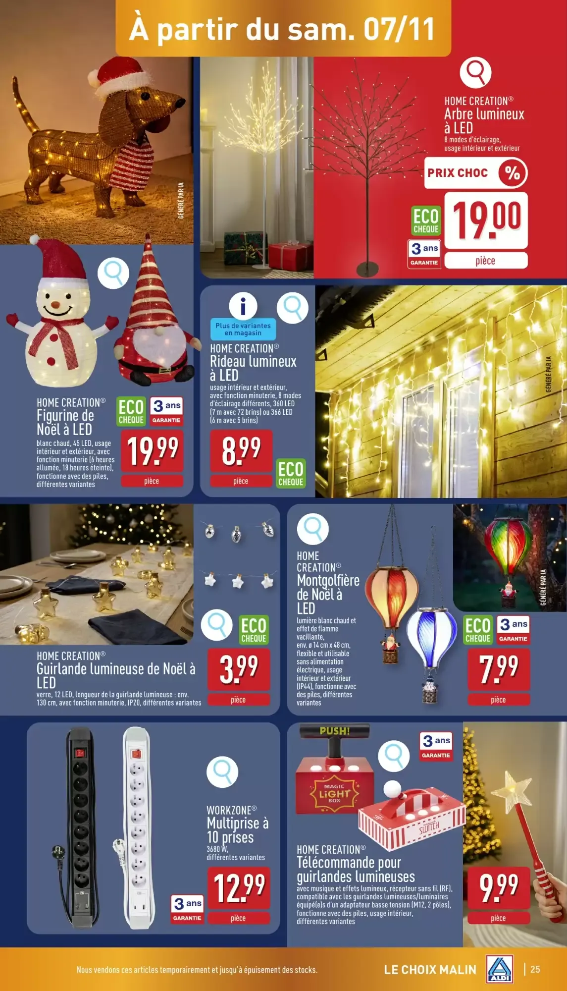 ALDI Dépliant du lun. 02/11 au sam. 07/11 inclus van 2 november tot 7 november 2026 - folder pagina 25