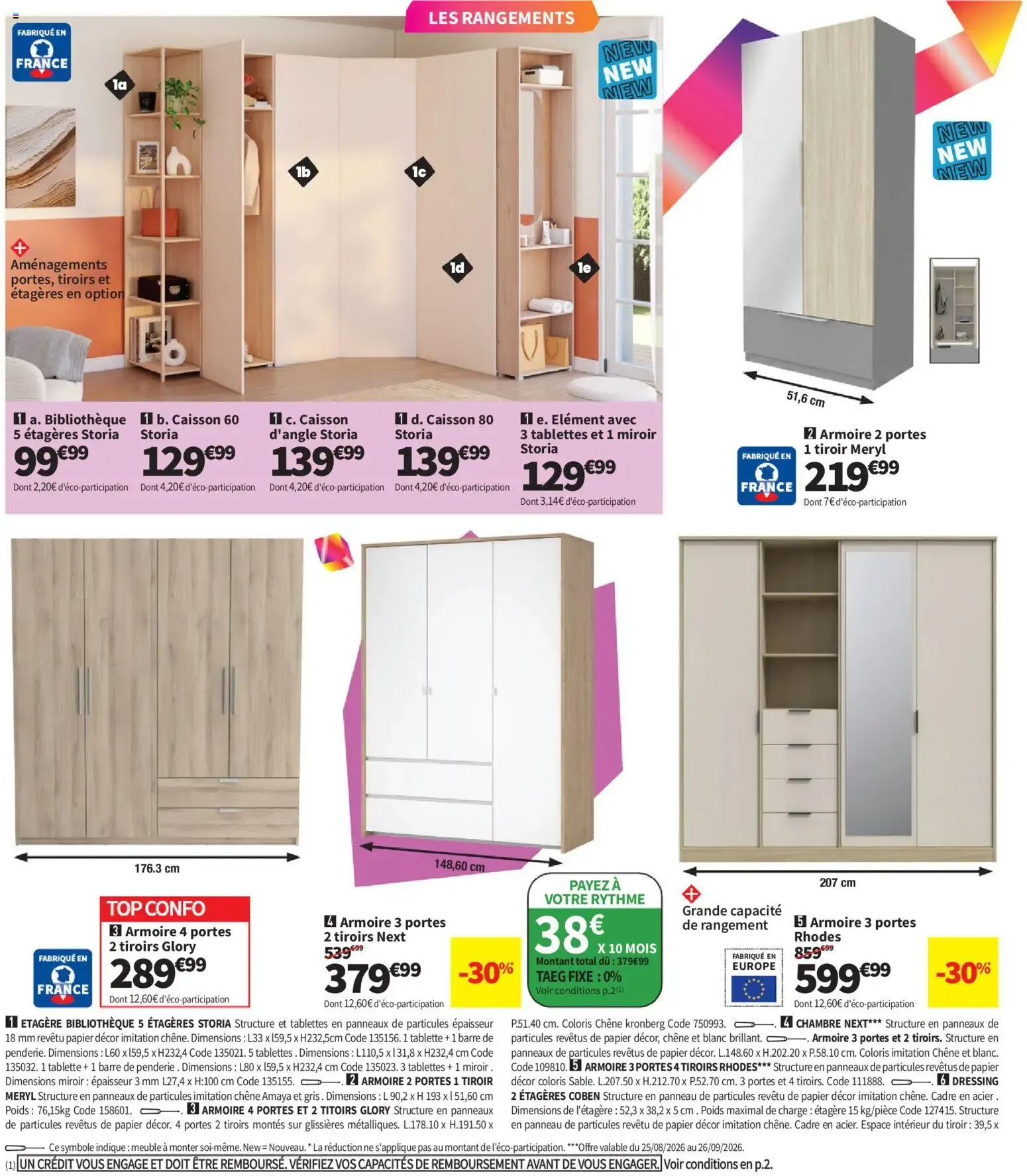 Conforama catalogue à partir du 25/08/2026 - promo en ligne du 25 août au 28 septembre 2026 - Catalogue page 26