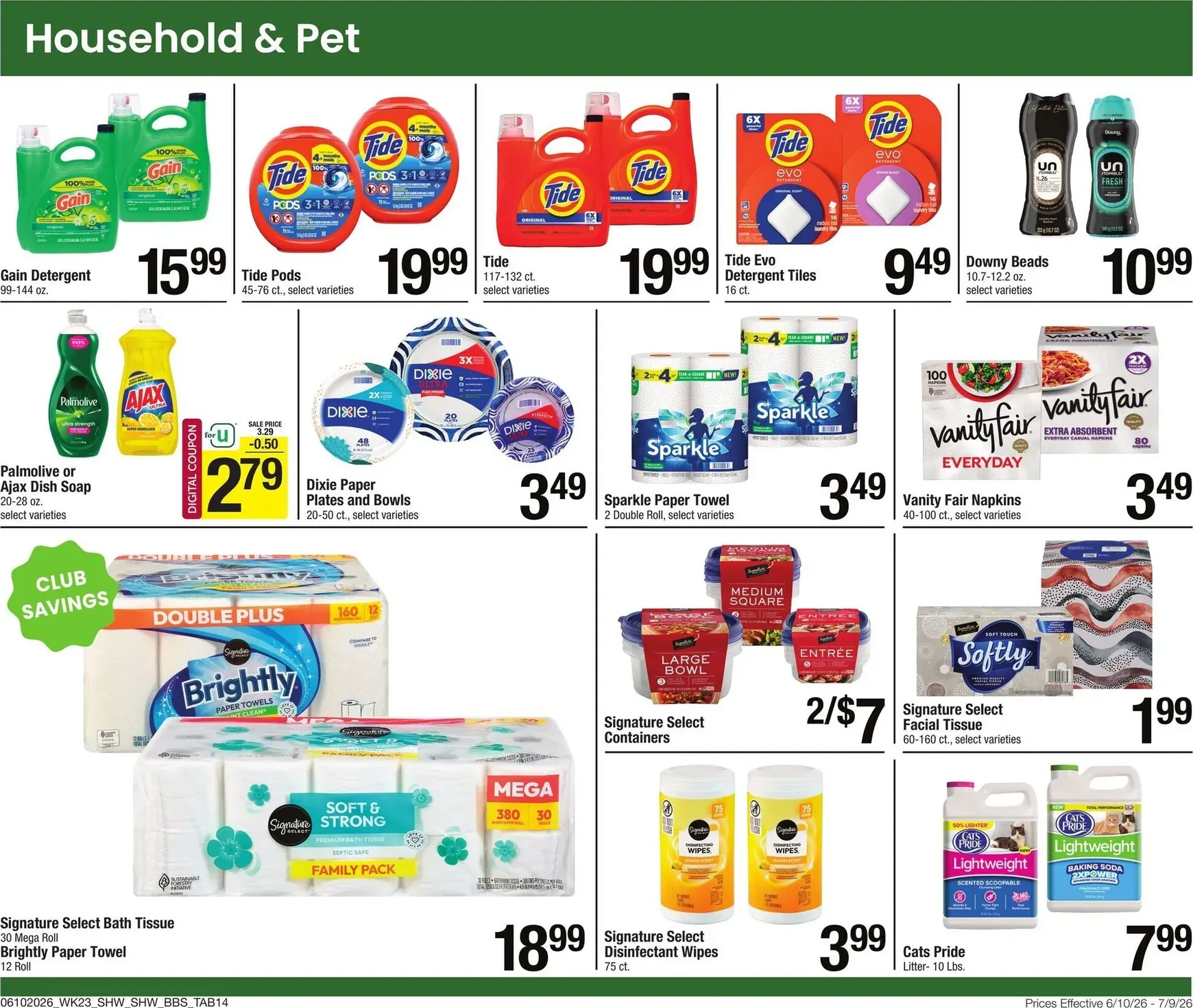 Weekly ad Current Shaw's - Big Book of Savings leaflet valid from Wednesday 06/10/2026 to Thursday 07/09/2026 from June 10 to July 9 2026 - Page 14