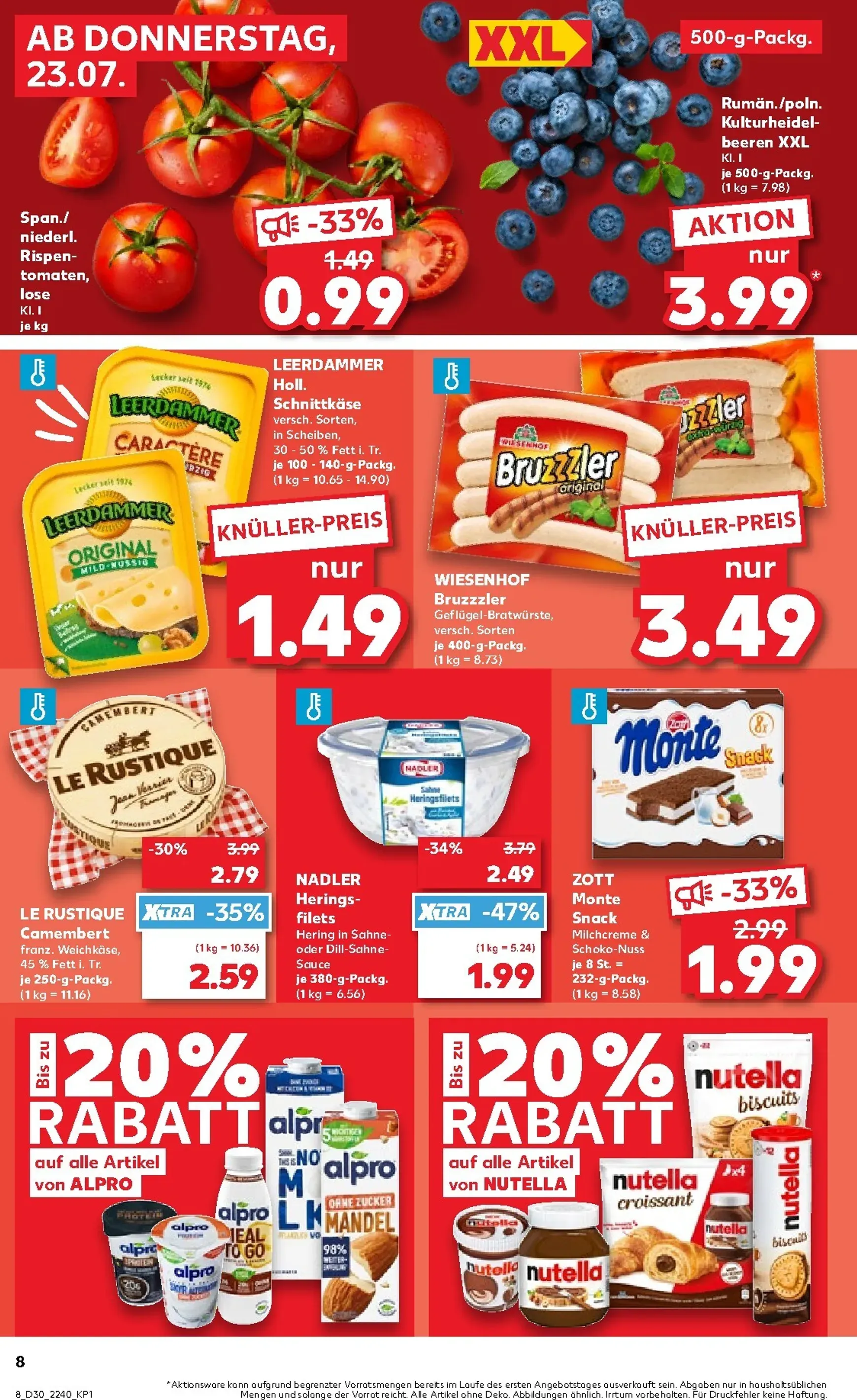 Kaufland Prospekt nächste Woche – von Donnerstag 23.07.2026 bis Mittwoch 29.07.2026 von 23. Juli bis 29. Juli 2026 - Prospekt seite 9