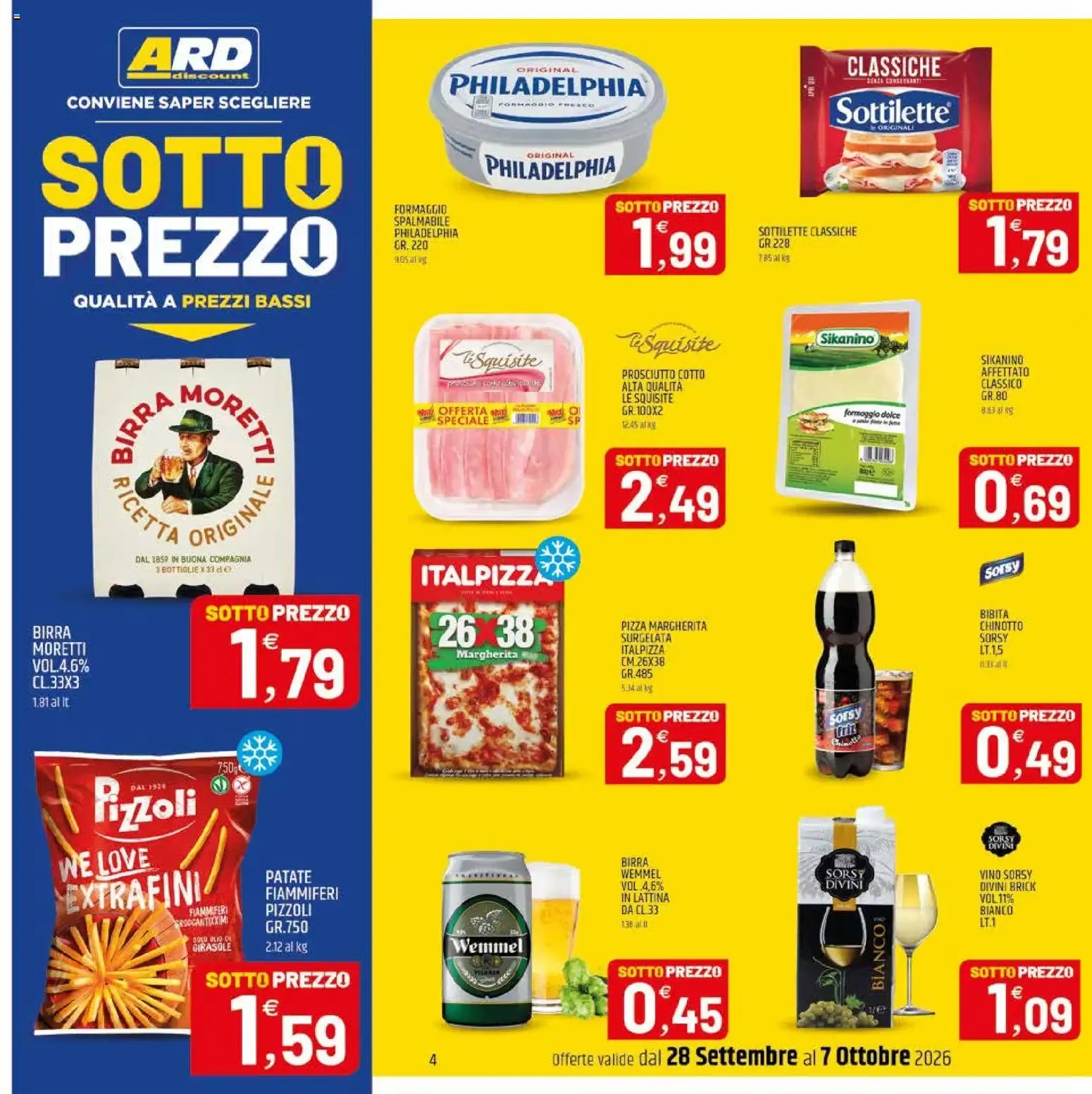 Nuovo ARD Discount volantino Sardegna dal 28/09/2026 > offerte anteprima 🛍️ da 28 settembre a 7 ottobre di 2026 - Pagina del volantino 4