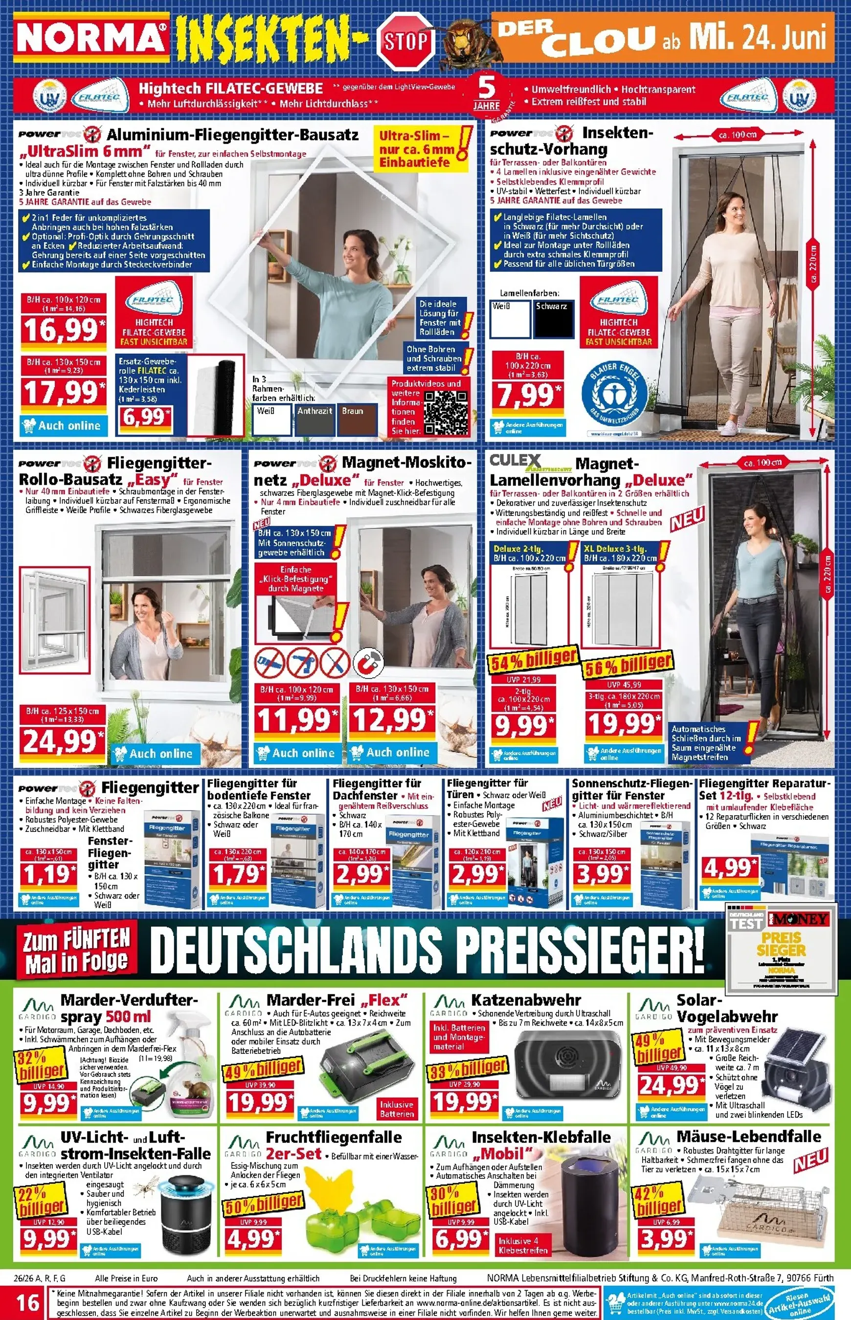 Norma Prospekt nächste Woche – von Montag 22.06.2026 bis Samstag 27.06.2026 von 22. Juni bis 27. Juni 2026 - Prospekt seite 16