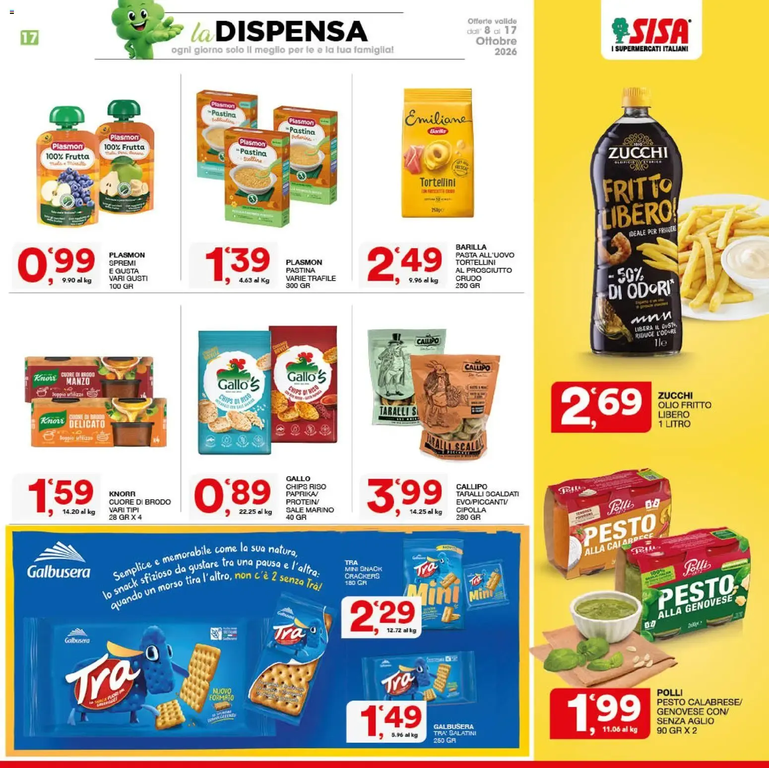 Nuovo SISA volantino dal 08/10/2026 > offerte anteprima 🛍️ da 8 ottobre a 17 ottobre di 2026 - Pagina del volantino 17