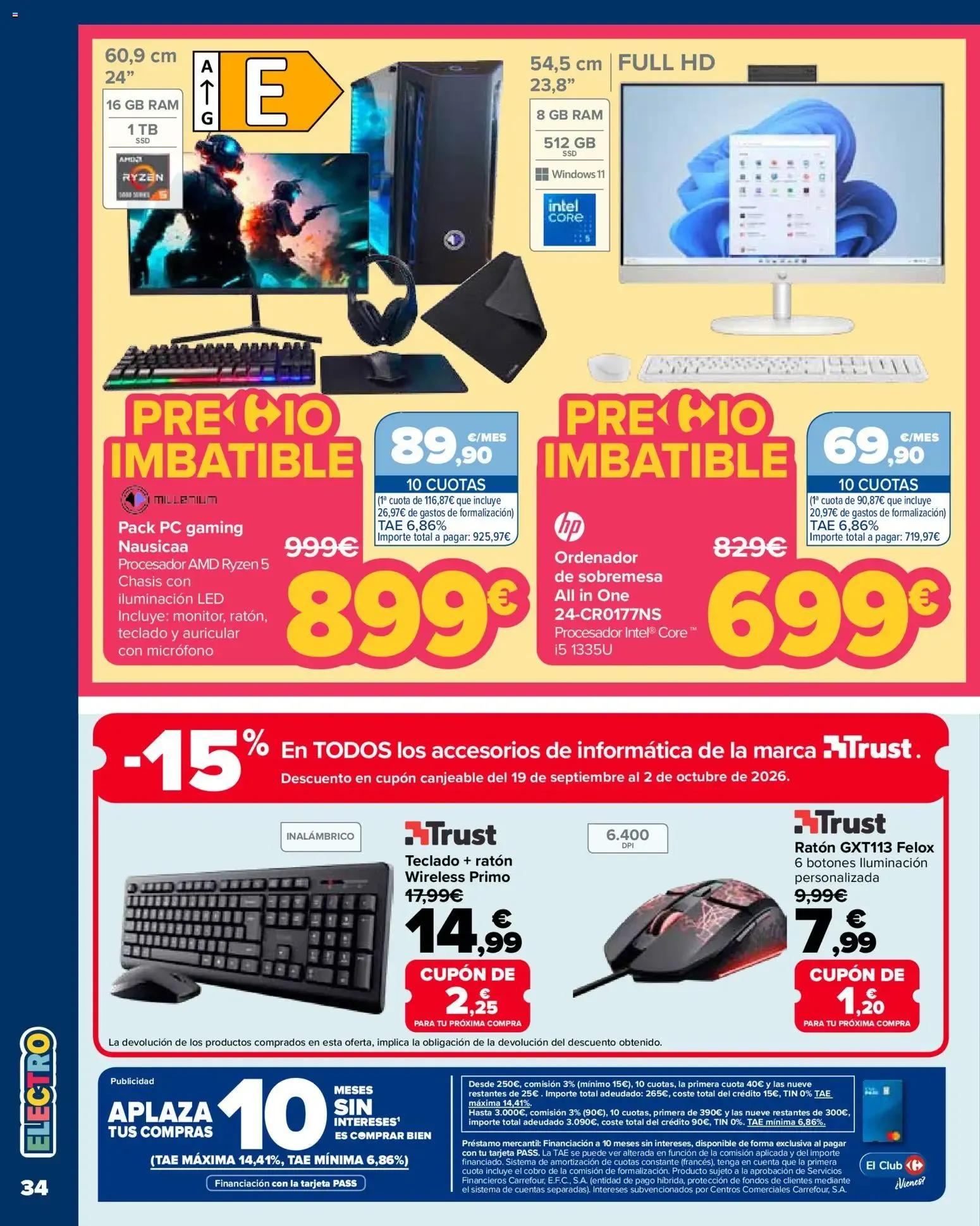 Catálogo de Carrefour Vuelta al cole del 18/08/2026 | Catálogo 18 de agosto al 18 de septiembre 2026 - Página 34