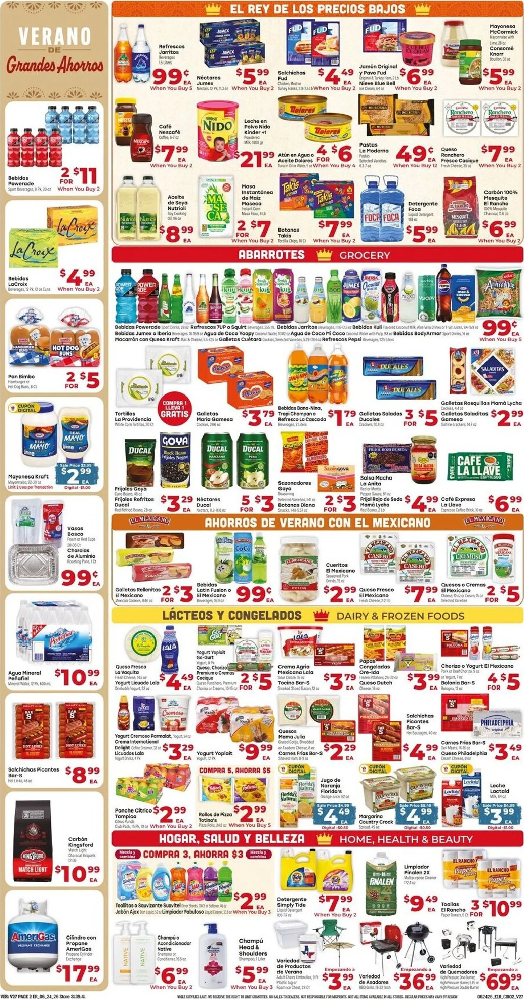 Weekly ad Current El Rancho leaflet valid from Wednesday 06/24/2026 to Tuesday 06/30/2026 from June 24 to June 30 2026 - Page 2