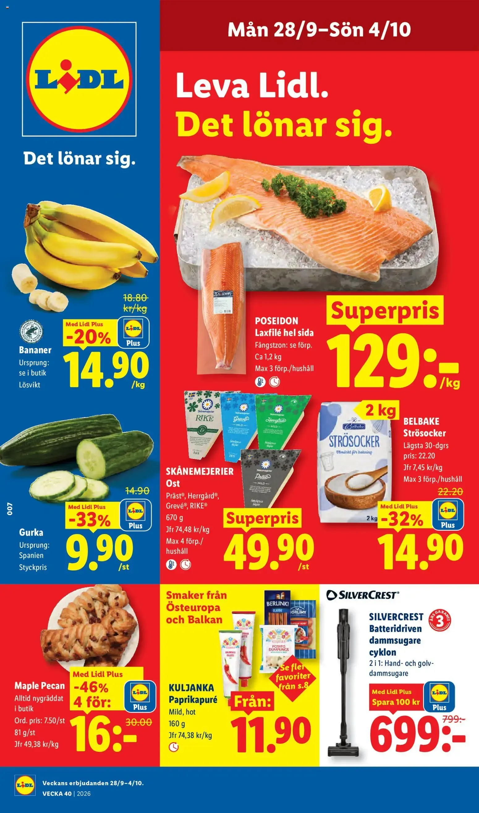 Lidl erbjudanden från 28/09/2026 - 04/10/2026 > Reklamblad nuvarande rabatter