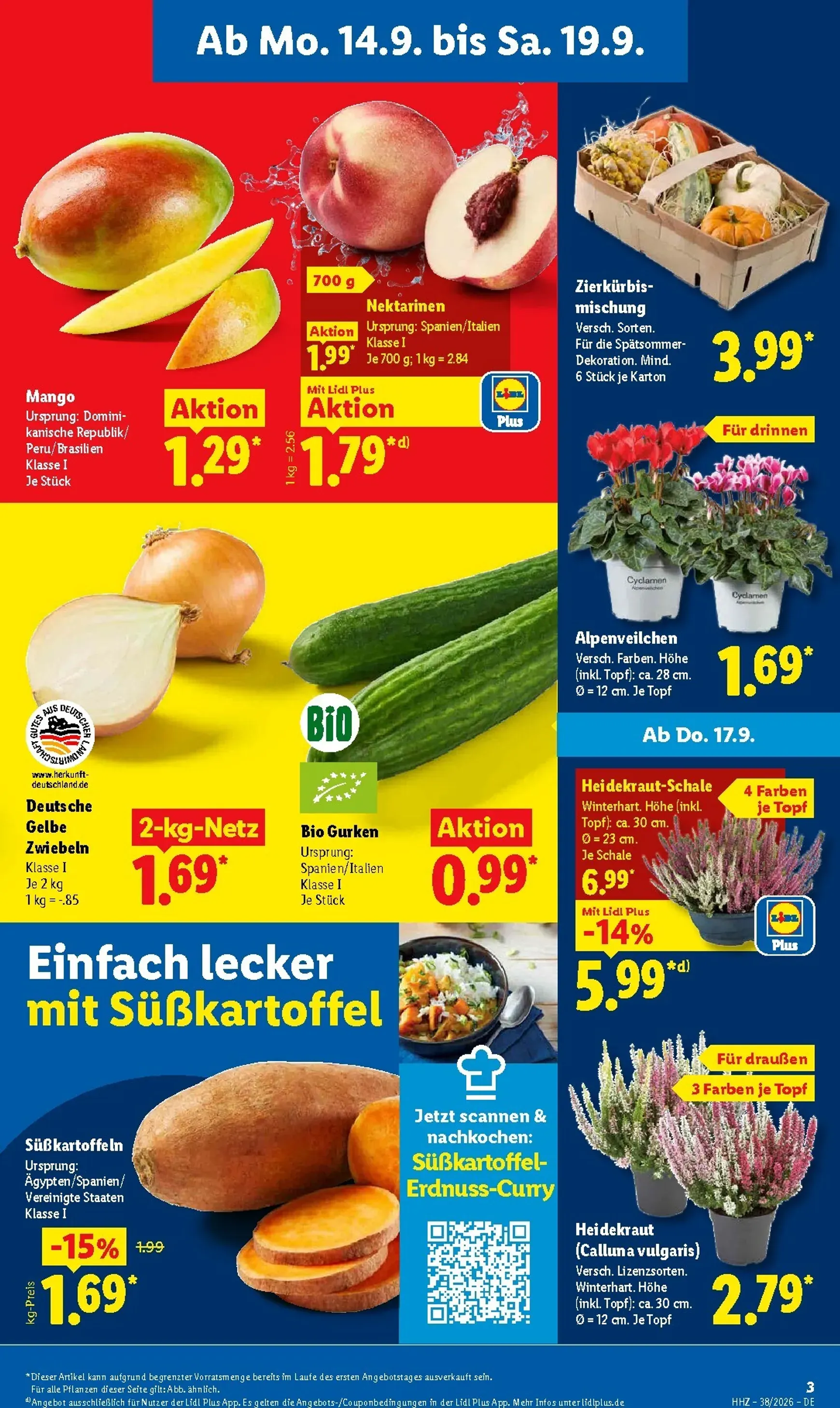 Lidl Prospekt - Ofertas del 14 al 19 de Septiembre von 14. September bis 19. September 2026 - Prospekt seite 3