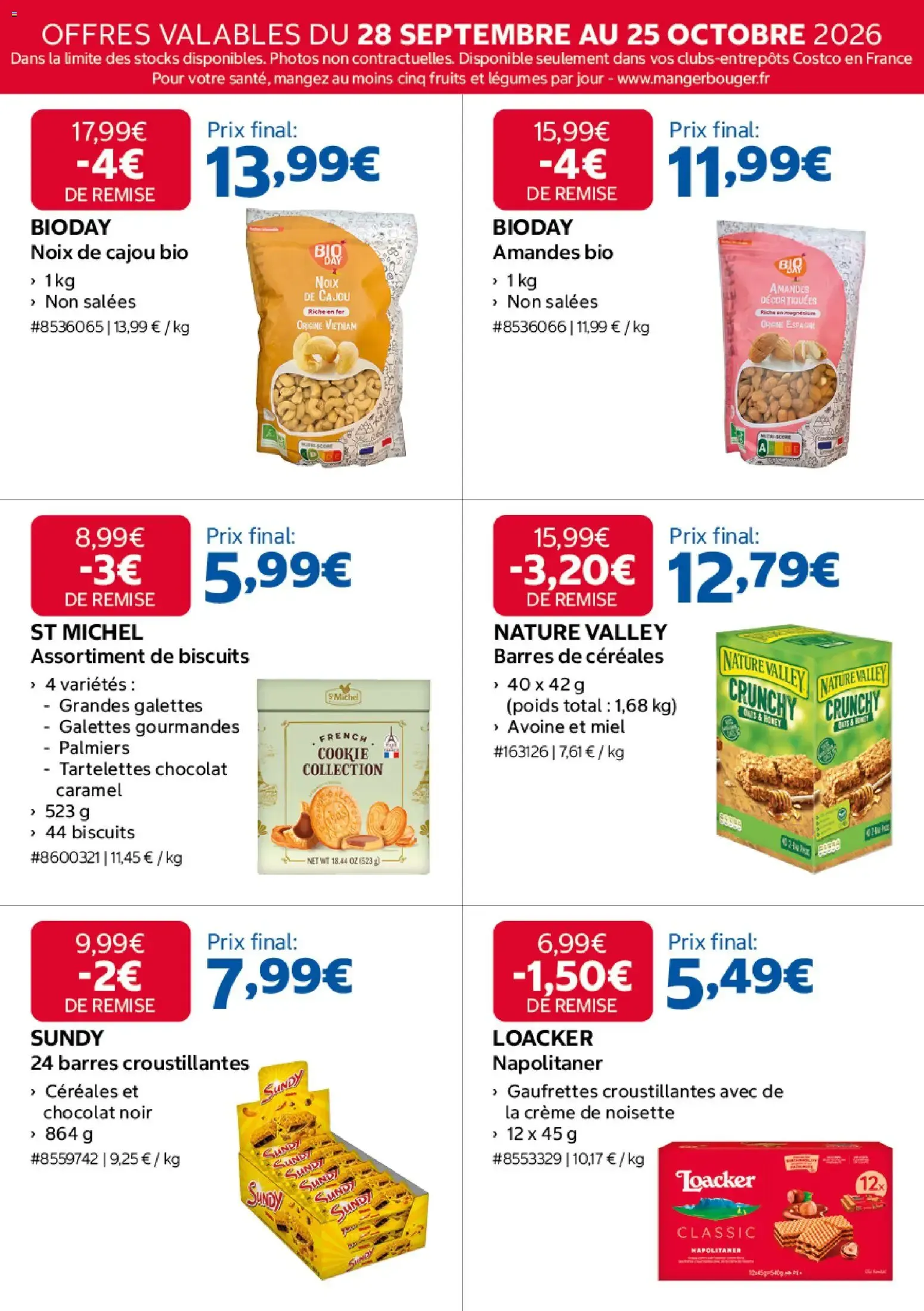 Réservé aux Membres : Plus de 1000€ de Remises Cumulées du 28 septembre au 25 octobre 2026 - Catalogue page 10