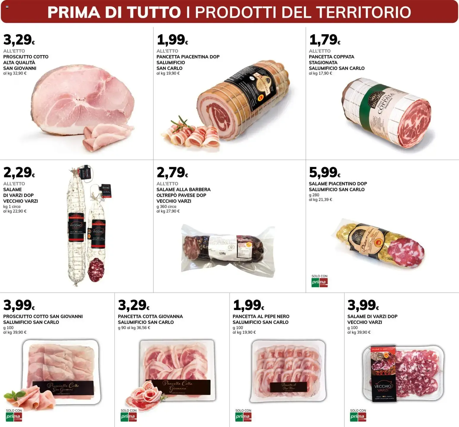 PRIMA DI TUTTO I PRODOTTI DEL TERRITORIO da 14 luglio a 27 luglio di 2026 - Pagina del volantino 2