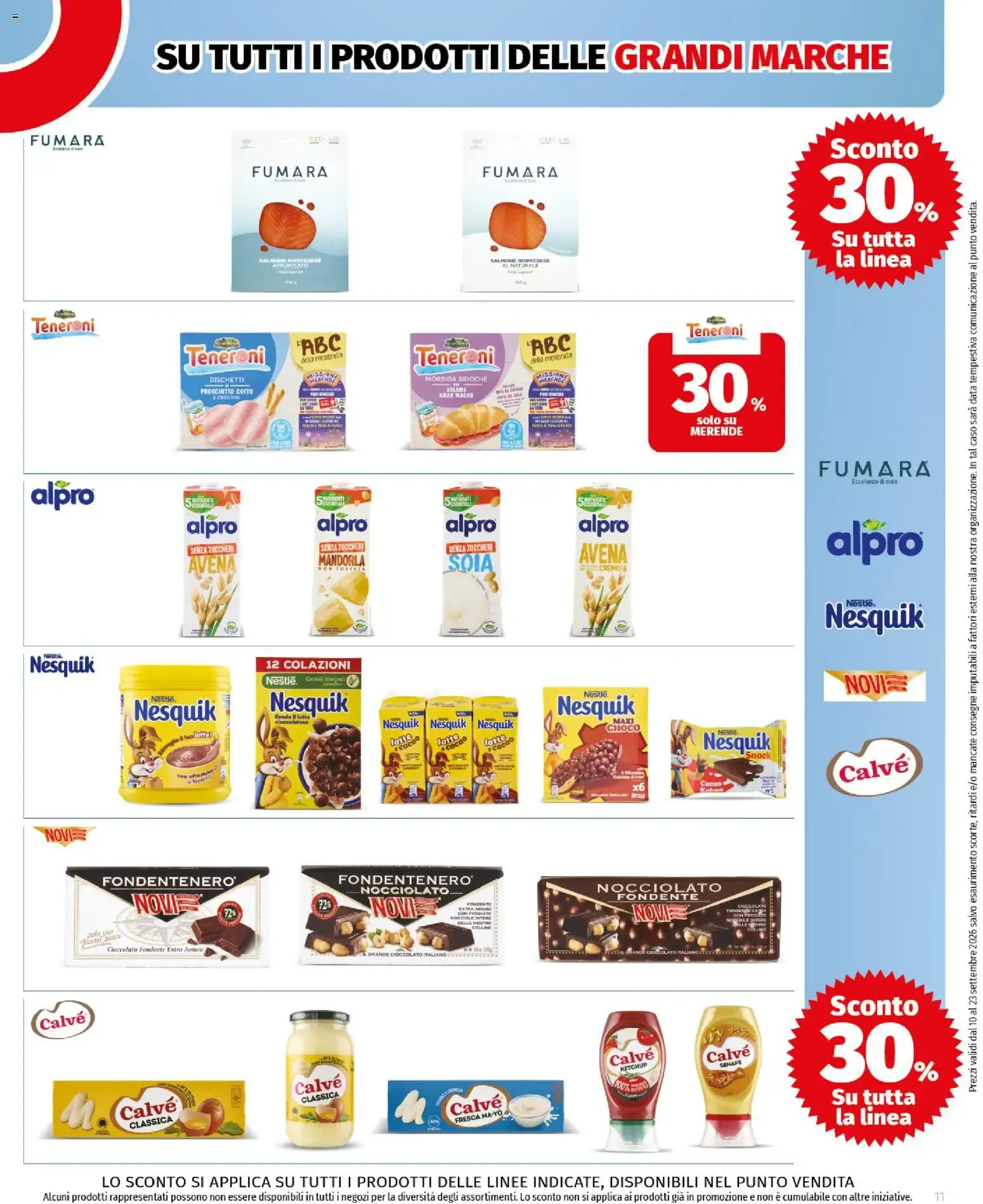 Coop Superstore: Scegli tu Grandi Marche con sconti da 10 settembre a 23 settembre di 2026 - Pagina del volantino 11