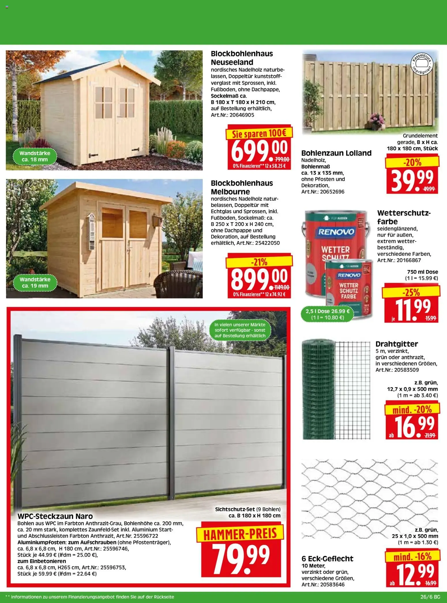 HERKULES Bau & Garten (ab 22.06.2026) zum Blättern von 22. Juni bis 27. Juni 2026 - Prospekt seite 6