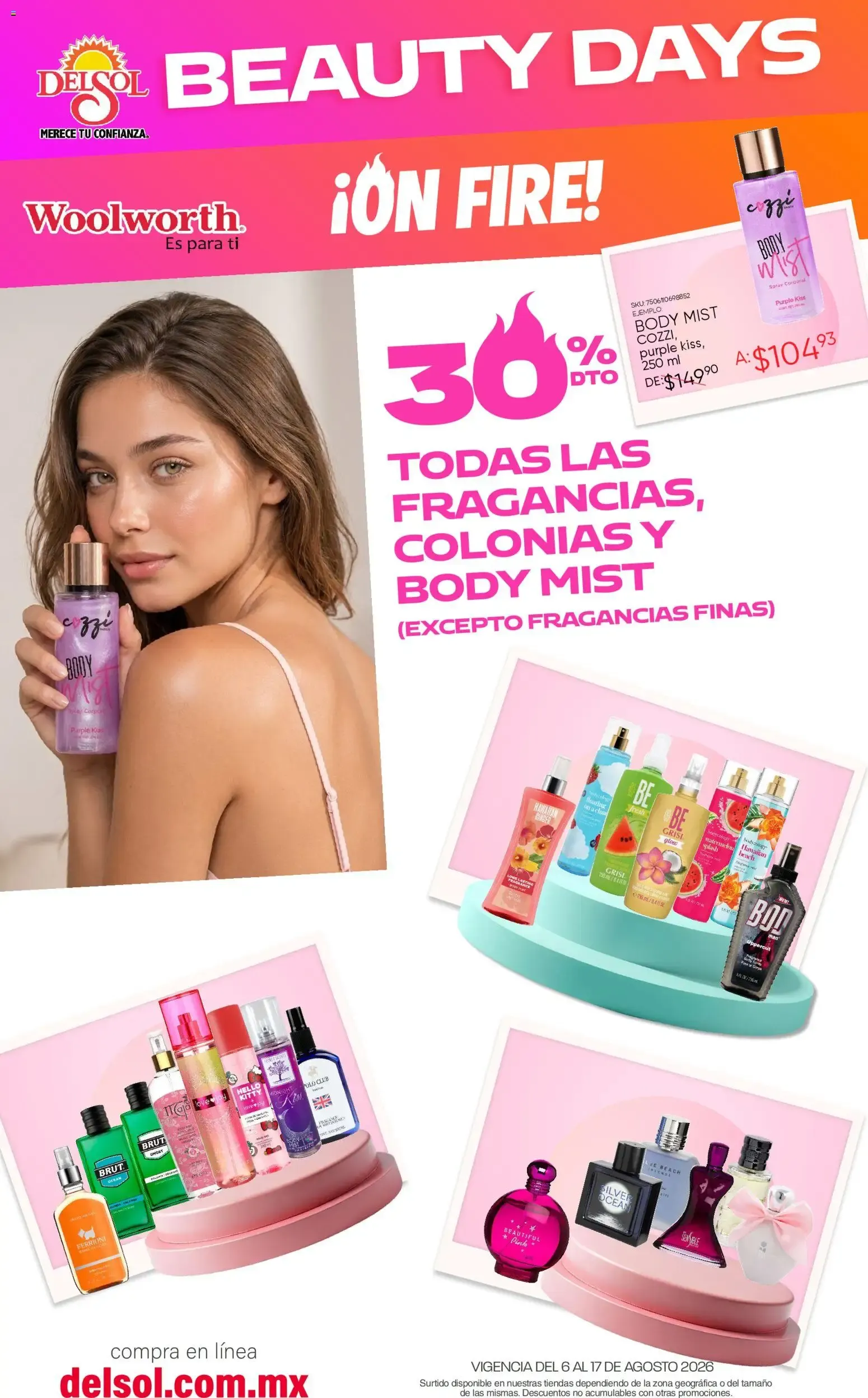 Catálogo de Del Sol y Woolworth katalog Beauty Days On Fire (06/08/2026 - 17/08/2026) - catálogo en línea 6 de agosto al 17 de agosto 2026 - Pagina 5