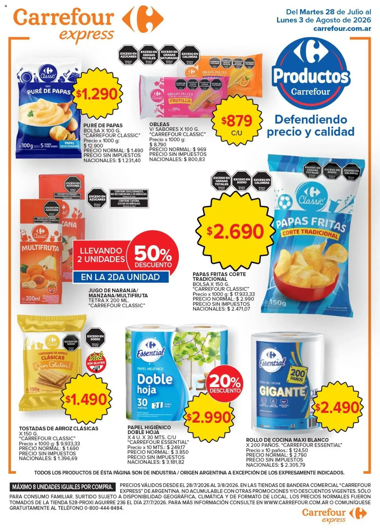 Ofertas de Carrefour Express ofertas || del 28/07/2026 - 03/08/2026 || Promociones 28 de julio al 3 de agosto 2026 - Página 4 del catálogo