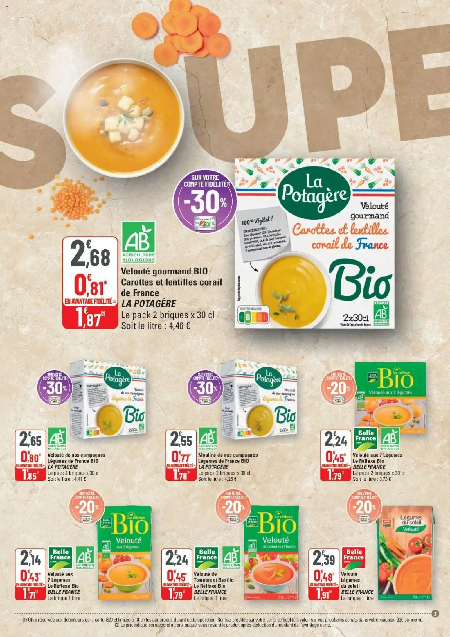 G20 Supermarchés catalogue à partir du 07/10/2026 - promo en ligne du 7 octobre au 18 octobre 2026 - Catalogue page 3