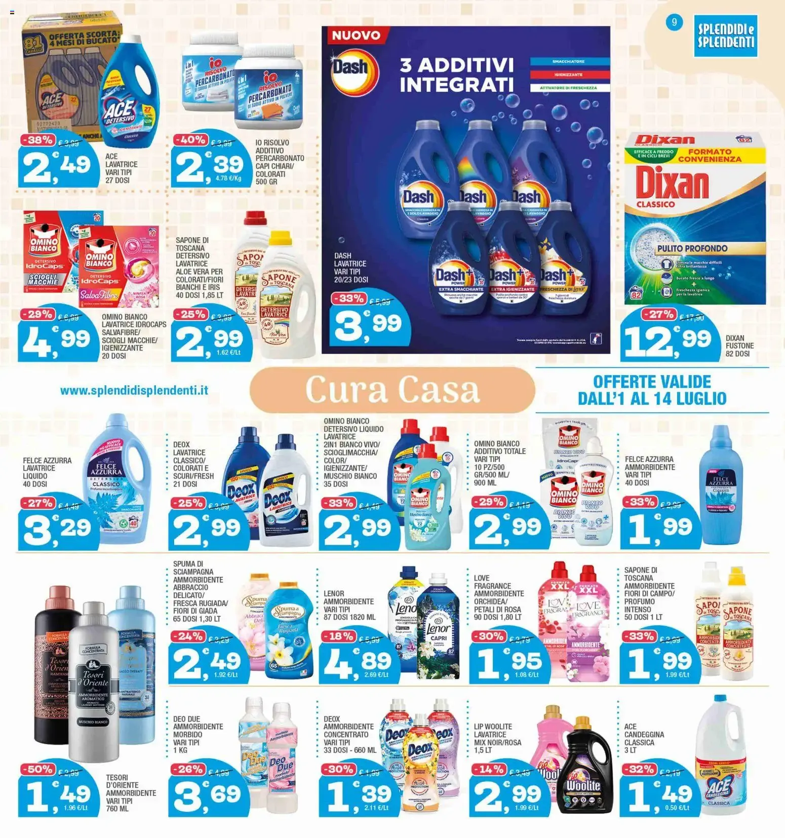 Splendidi e Splendenti da 1 luglio a 14 luglio di 2026 - Pagina del volantino 9