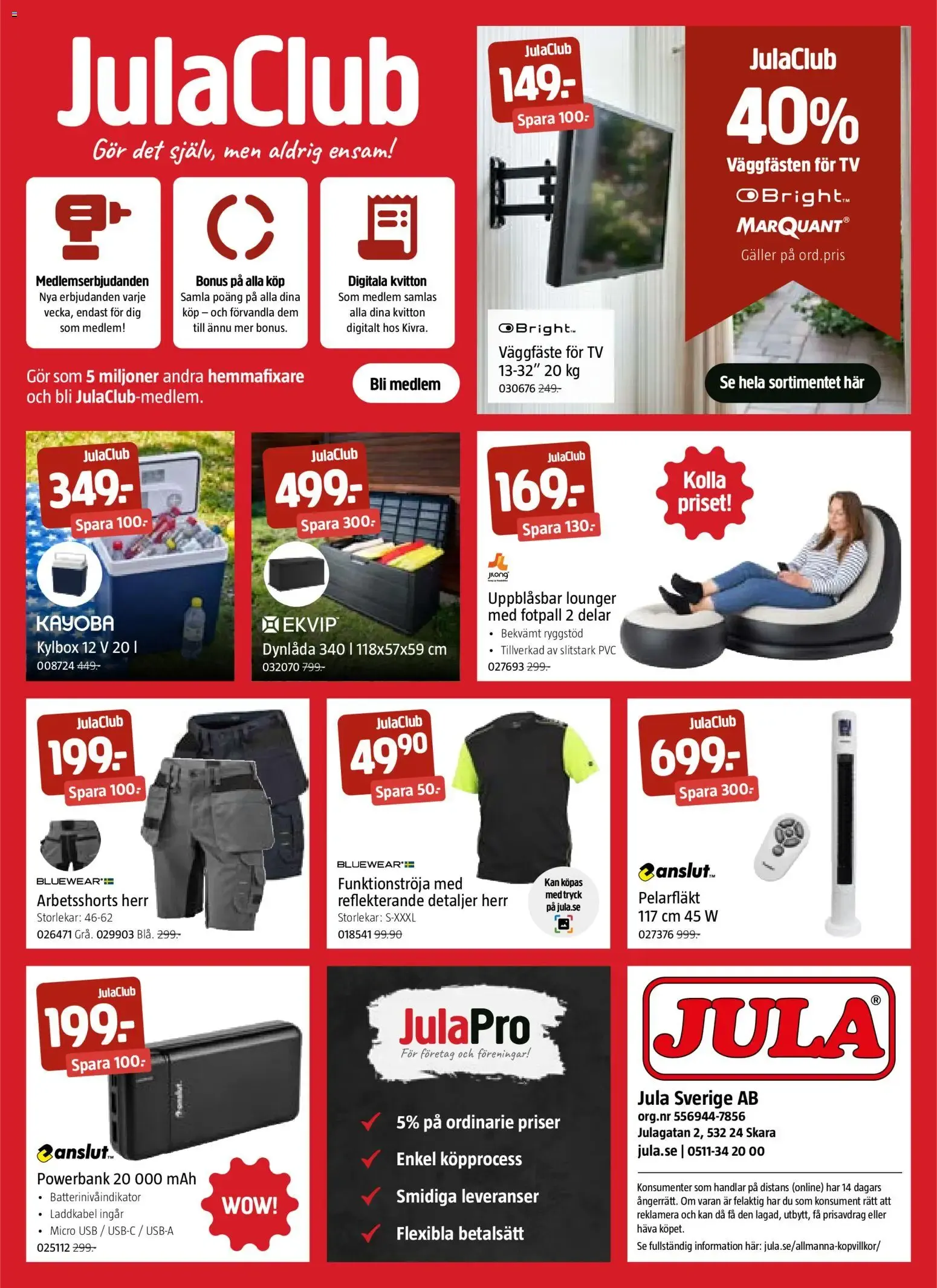 Jula erbjudanden från 09/07/2026 - 22/07/2026 > Reklamblad nuvarande rabatter från 9 juli till 22 juli 2026 - Reklamblad sidor 8