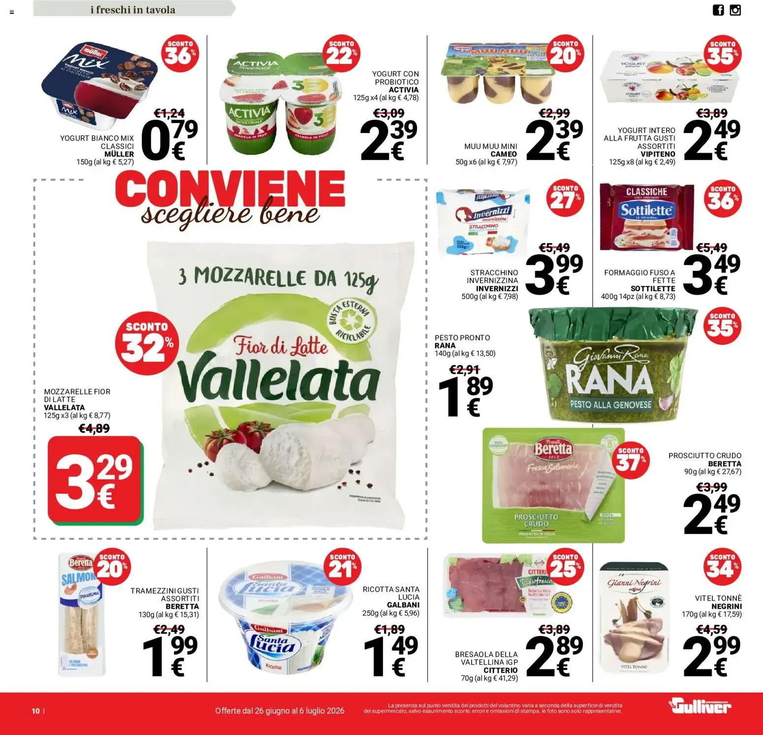 Nuovo Gulliver volantino dal 26/06/2026 > offerte anteprima 🛍️ da 26 giugno a 6 luglio di 2026 - Pagina del volantino 10