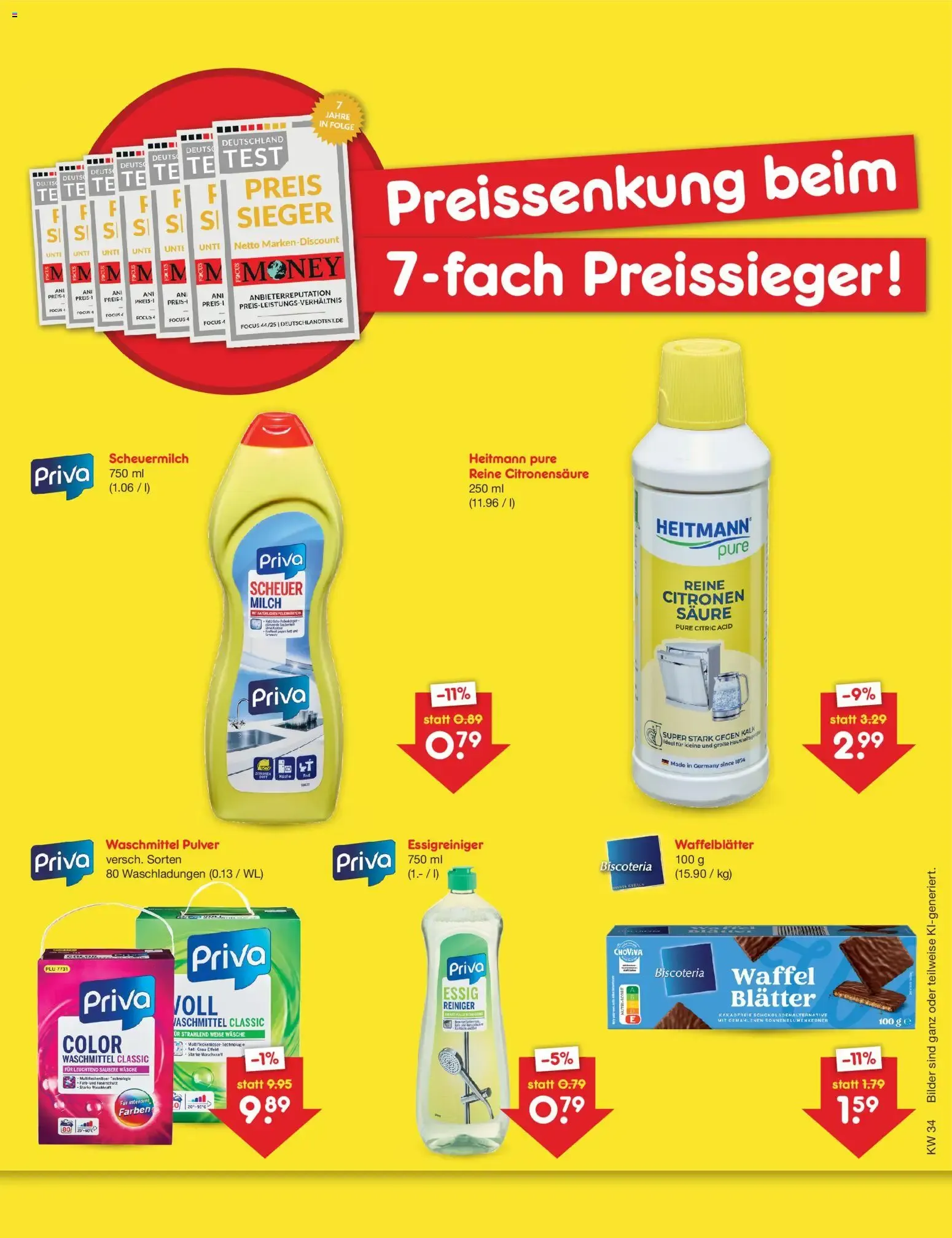 Netto Marken-Discount Preissenkung beim 7-fach Preissieger! von 17. August bis 23. August 2026 - Prospekt seite 2
