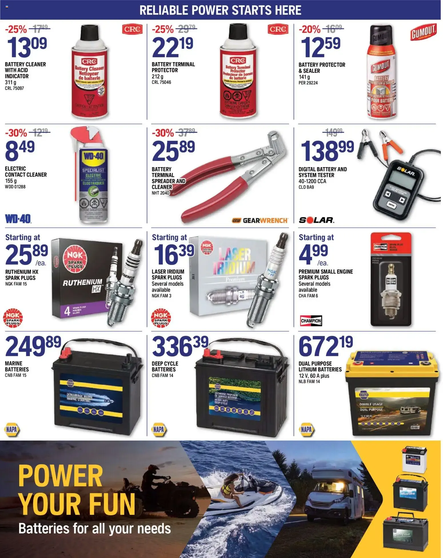 NAPA Auto Parts weekly flyer from Aug 1, 2026 > weekly specials & deals from August 1 to August 31 2026 - flyer page 4