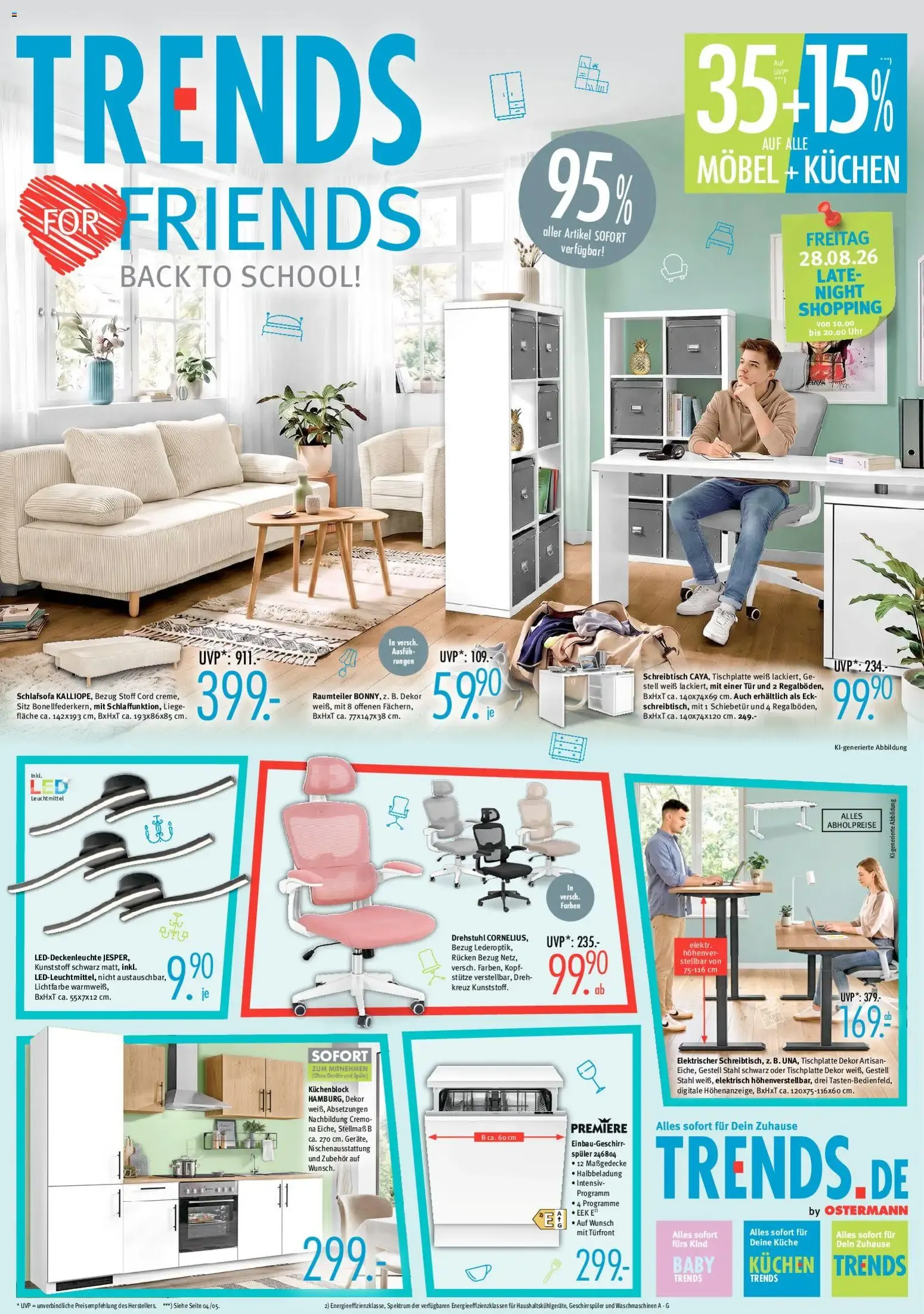 TRENDS FOR FRIENDS BACK TO SCHOOL!
