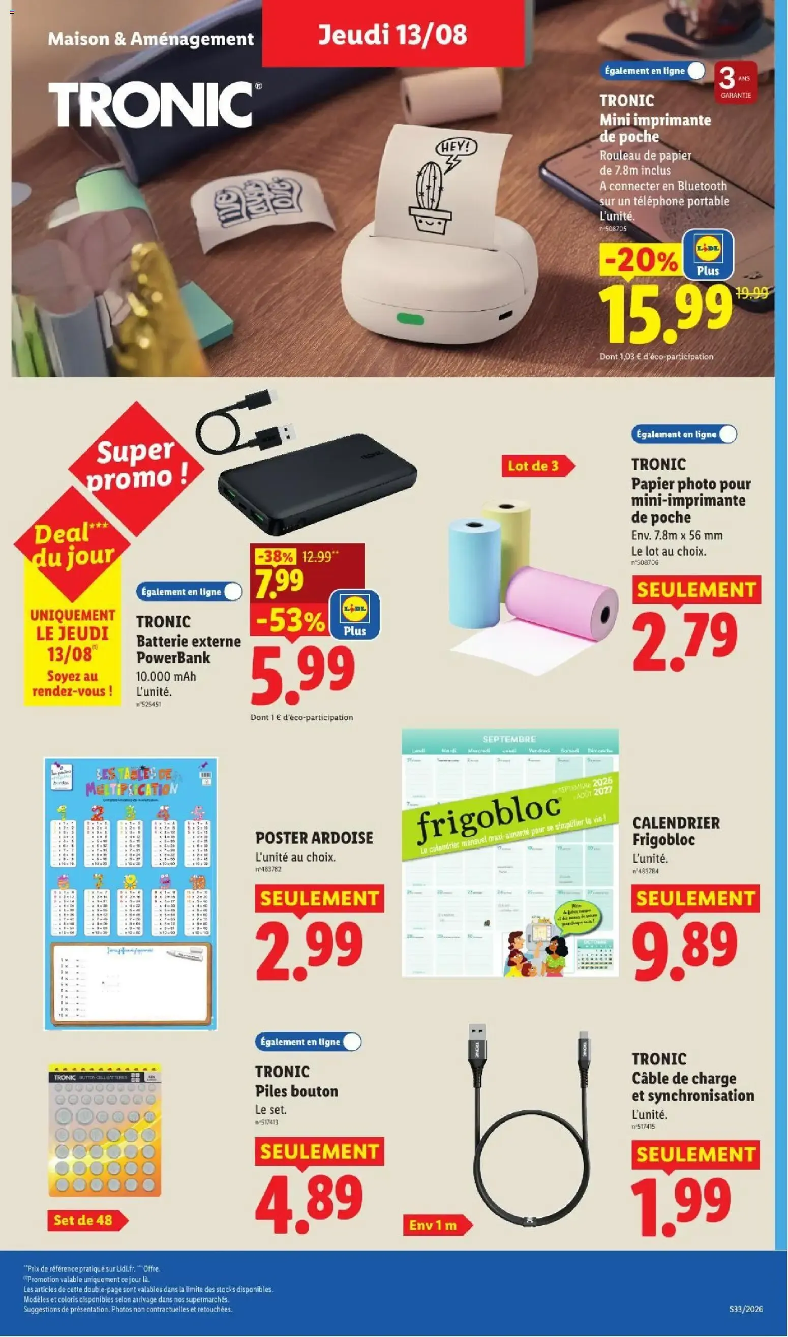 Catalogue LIDL du 13/08/2026 | Promo prospectus en ligne du 13 août au 19 août 2026 - Catalogue page 42
