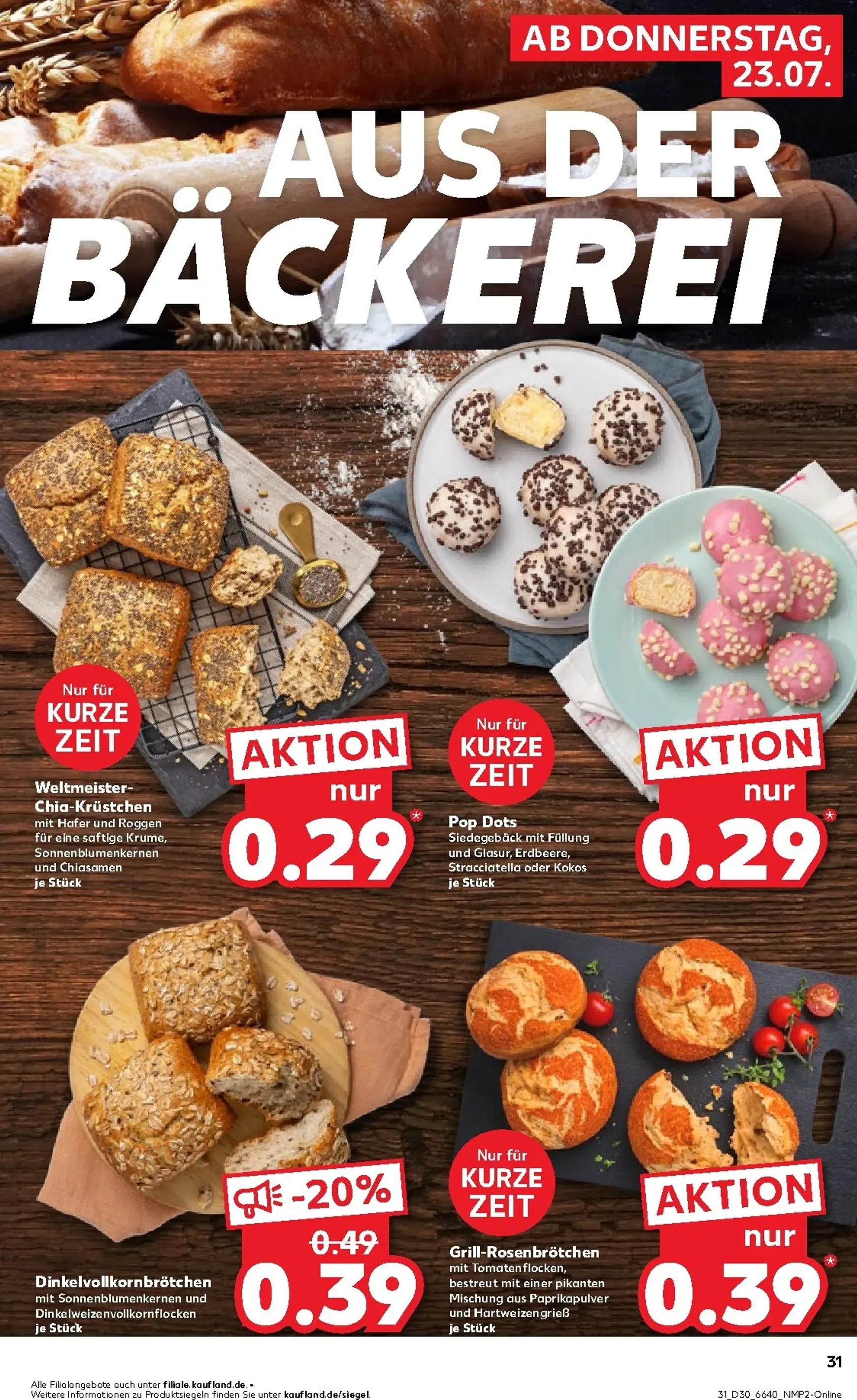 Kaufland Prospekt nächste Woche – von Donnerstag 23.07.2026 bis Mittwoch 29.07.2026 von 23. Juli bis 29. Juli 2026 - Prospekt seite 32