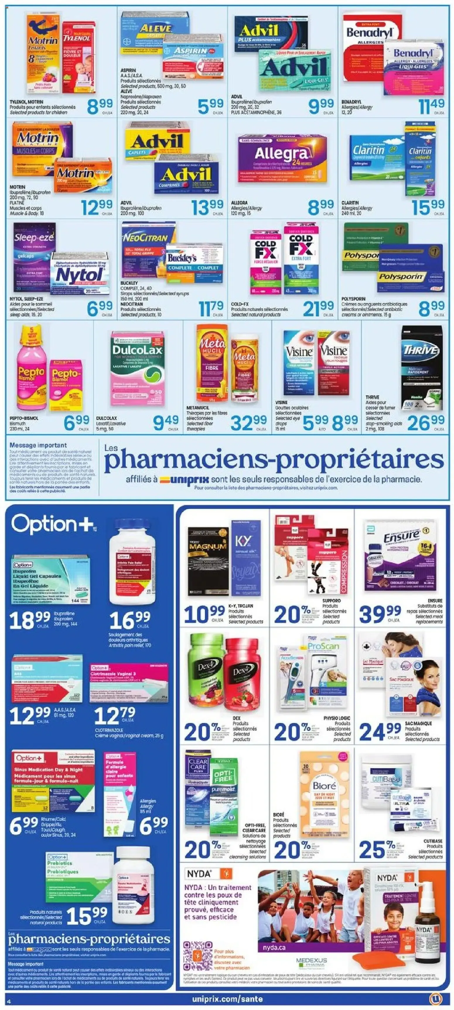 Uniprix weekly flyer / circulaire from Aug 27, 2026 > weekly specials & deals from August 27 to September 2 2026 - flyer page 6