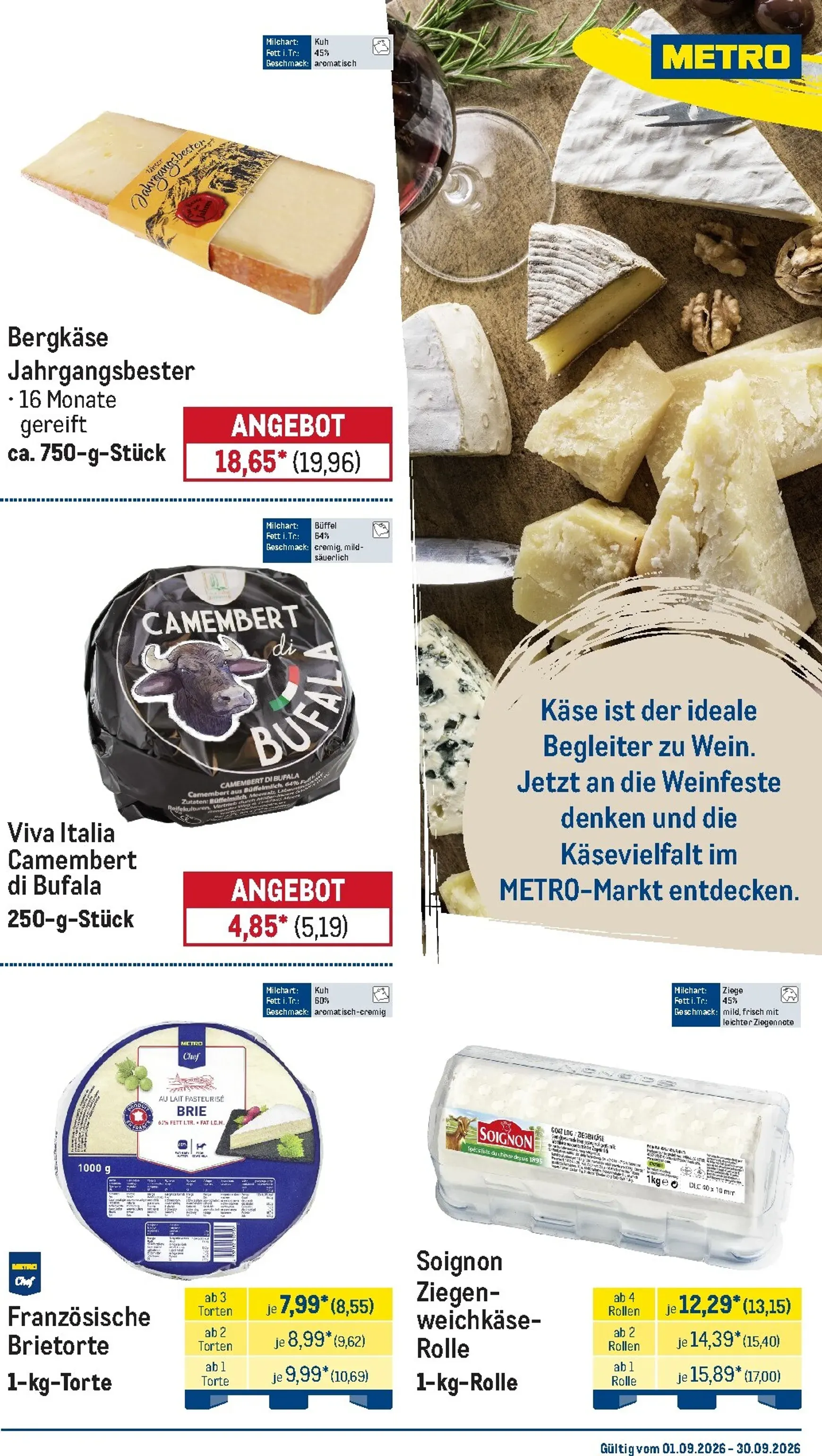 Metro - Monats Menü Prospekt – von Dienstag 01.09.2026 bis Mittwoch 30.09.2026 von 1. September bis 30. September 2026 - Prospekt seite 17
