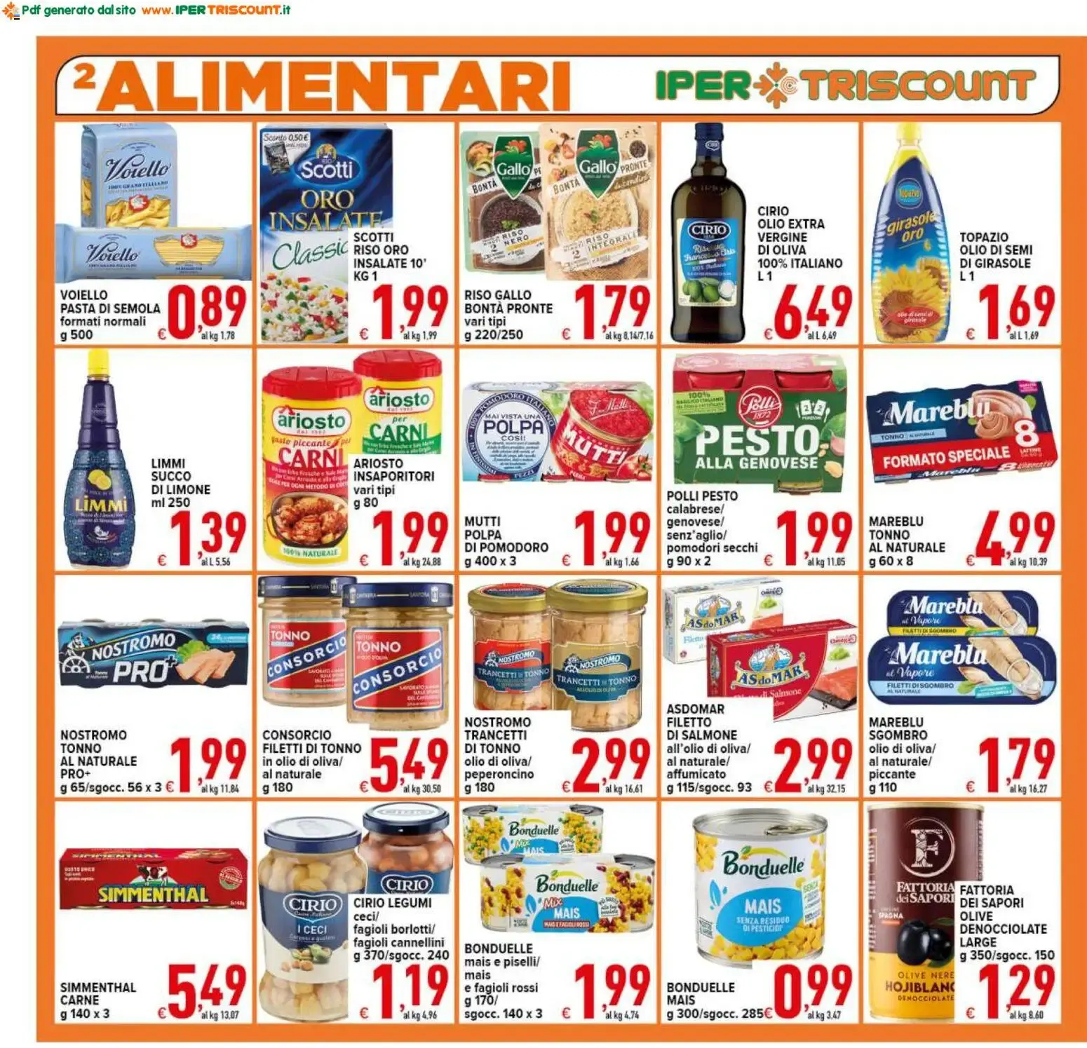 Ipertriscount volantino dal 12/08/2026 - online Offerte da 12 agosto a 20 agosto di 2026 - Pagina del volantino 2