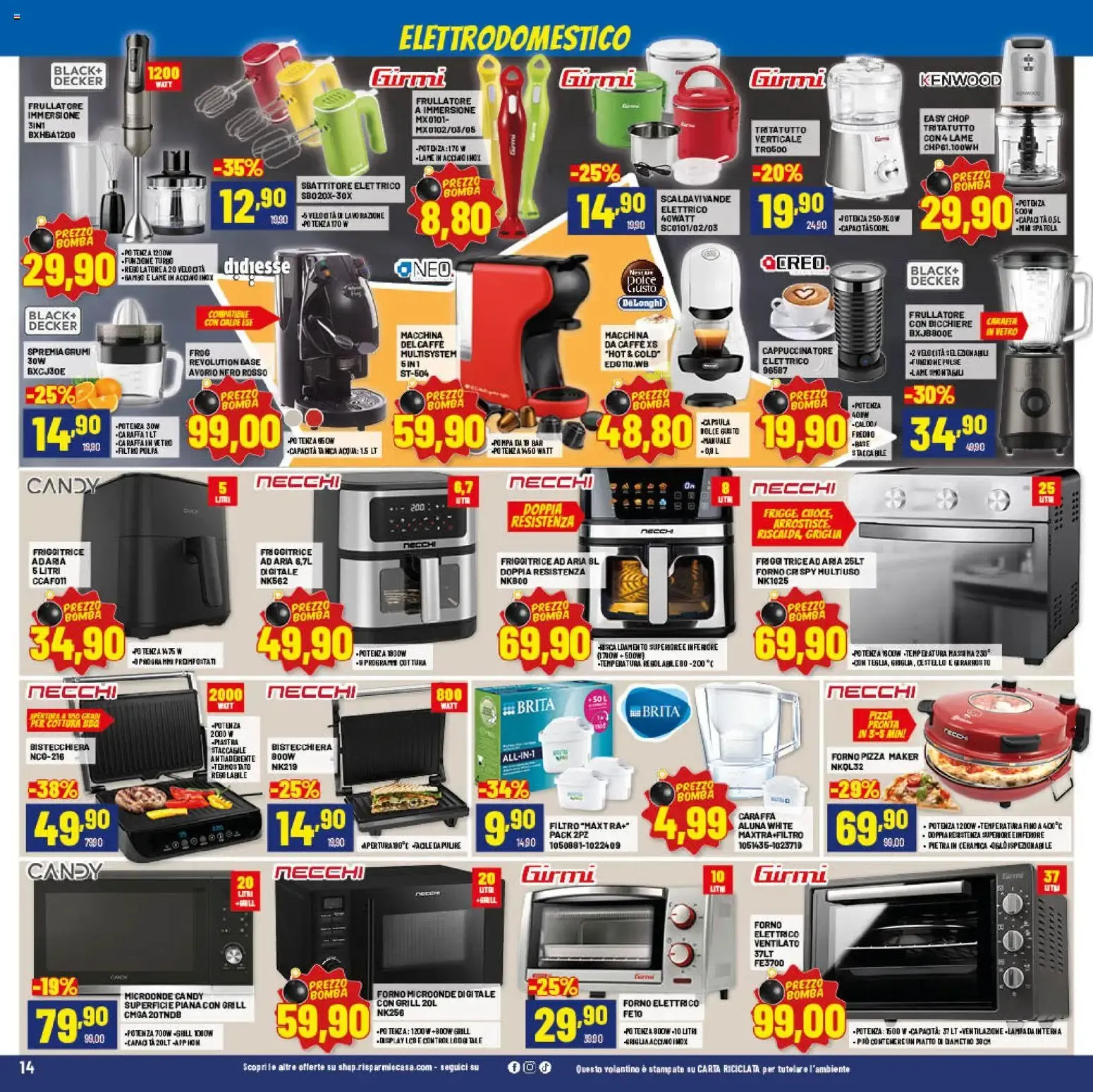 Volantino Risparmio Casa Anteprima dal (27/08/2026) > Offerte e Catalogo da 27 agosto a 13 settembre di 2026 - Pagina del volantino 14