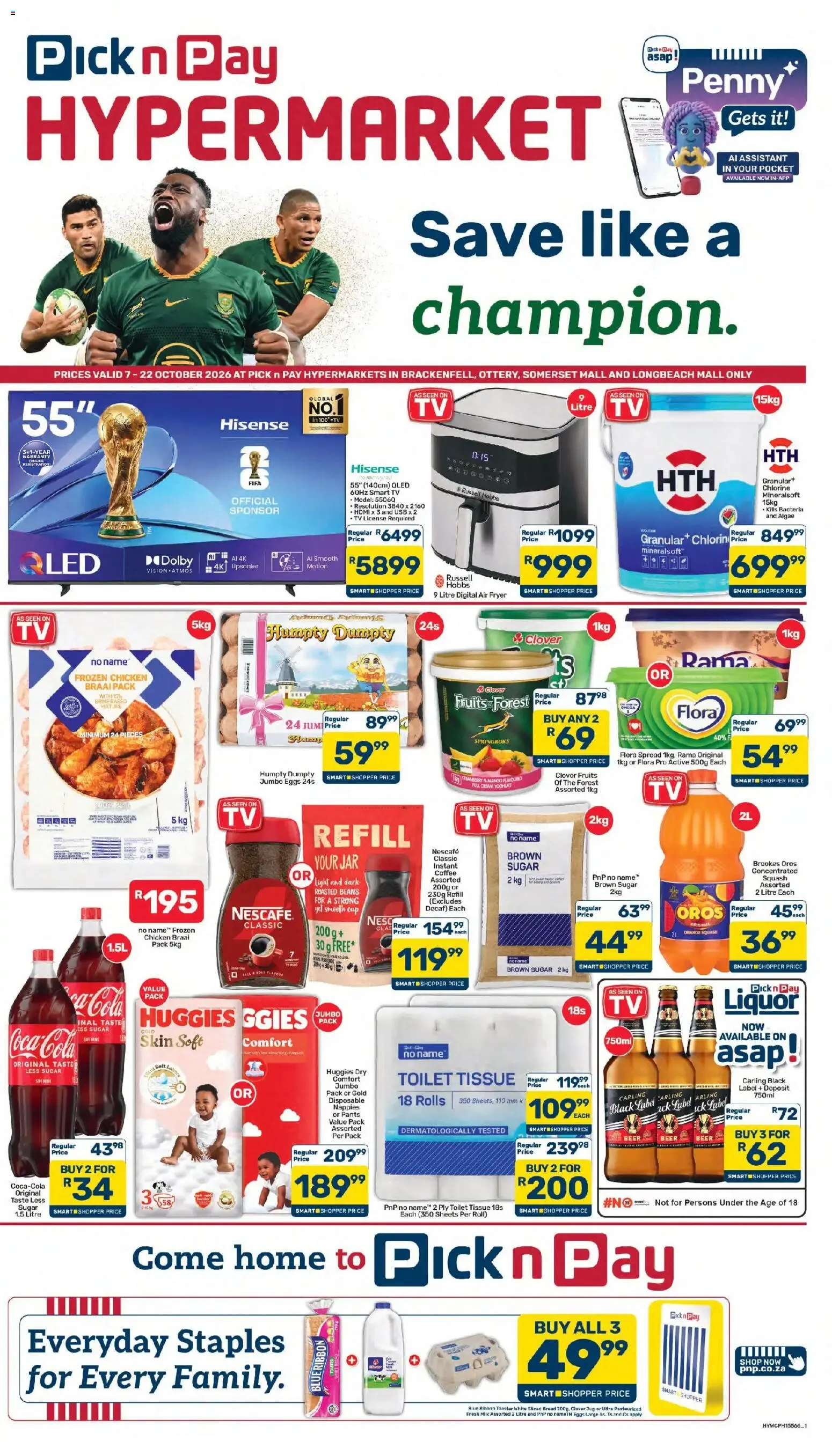 Pick n Pay Hypermarket Western Cape - Specials (07/10/2026 - 22/10/2026) Online from 7 October to 22 October 2026 - Catalogue Page 1