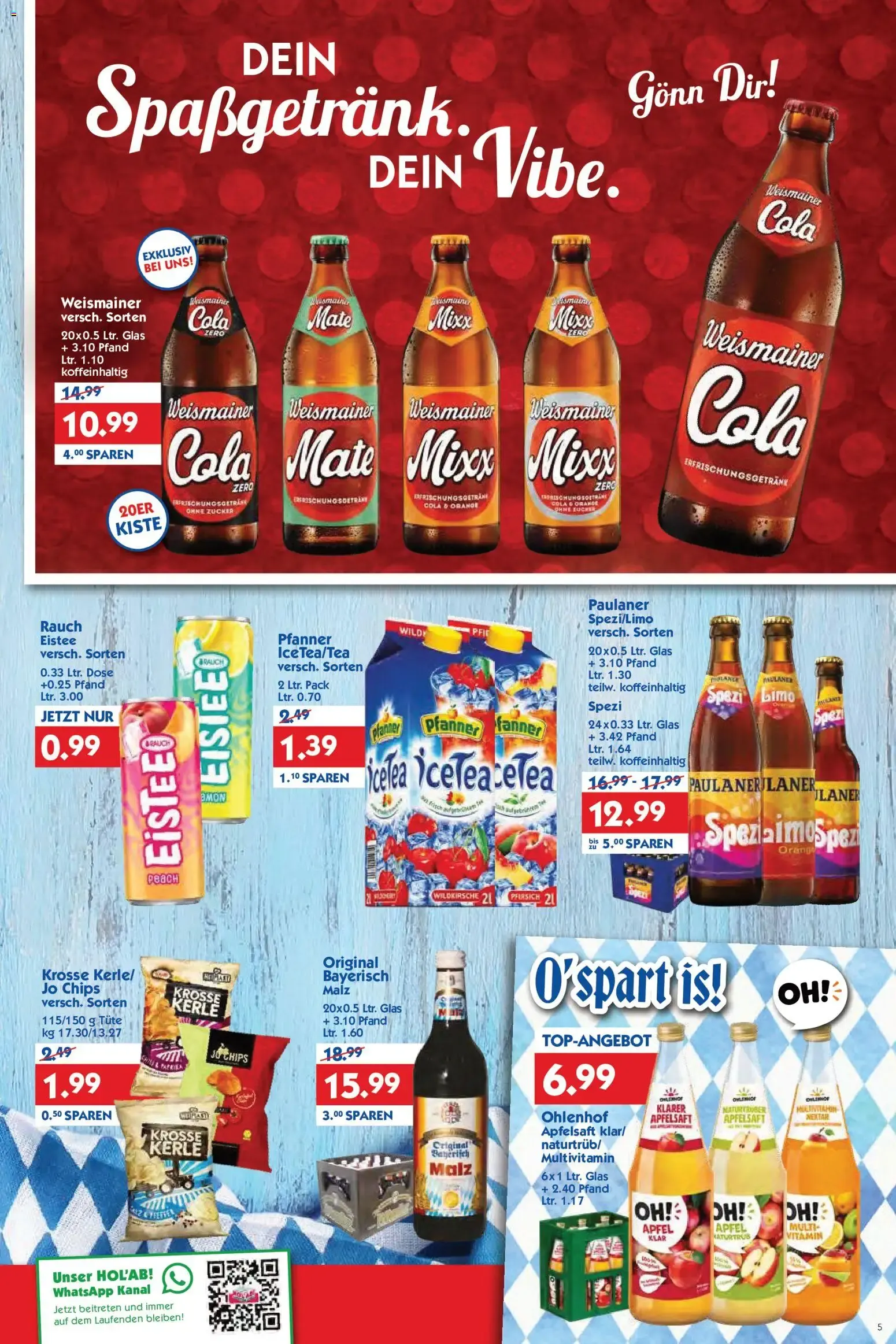 HOL'AB! Getränke Markt: Was wollt ihr trinken? von 31. August bis 5. September 2026 - Prospekt seite 5