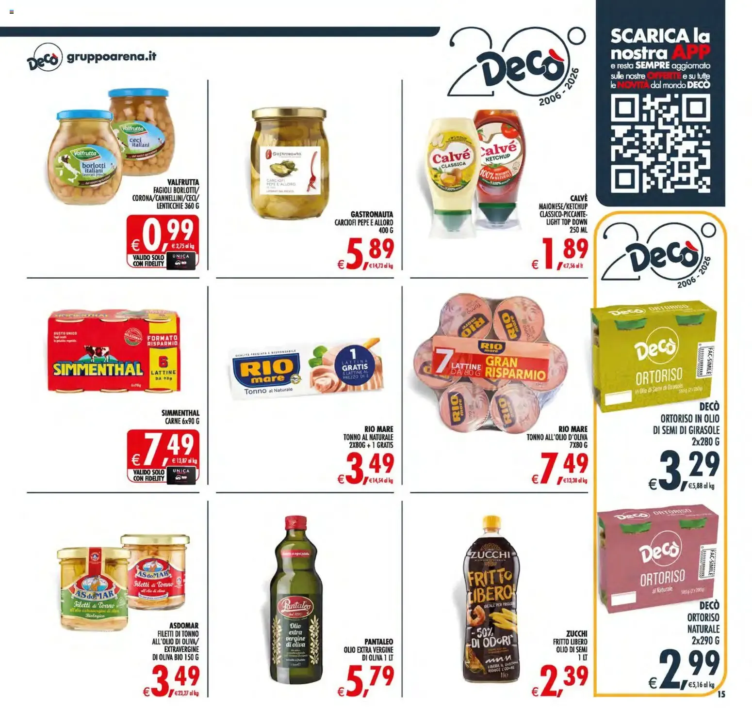 Nuovo Decò volantino Maxistore, Supermercati Lipari dal 21/08/2026 > offerte anteprima 🛍️ da 21 agosto a 31 agosto di 2026 - Pagina del volantino 15