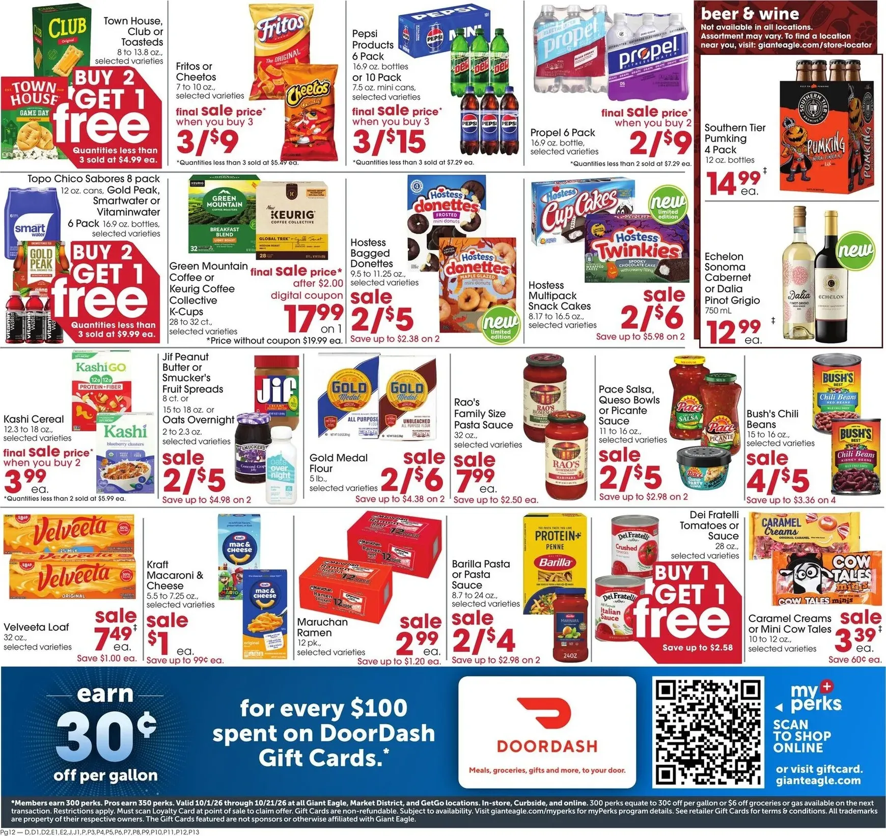 Weekly ad Current Giant Eagle leaflet valid from Thursday 10/01/2026 to Wednesday 10/07/2026 from October 1 to October 7 2026 - Page 8