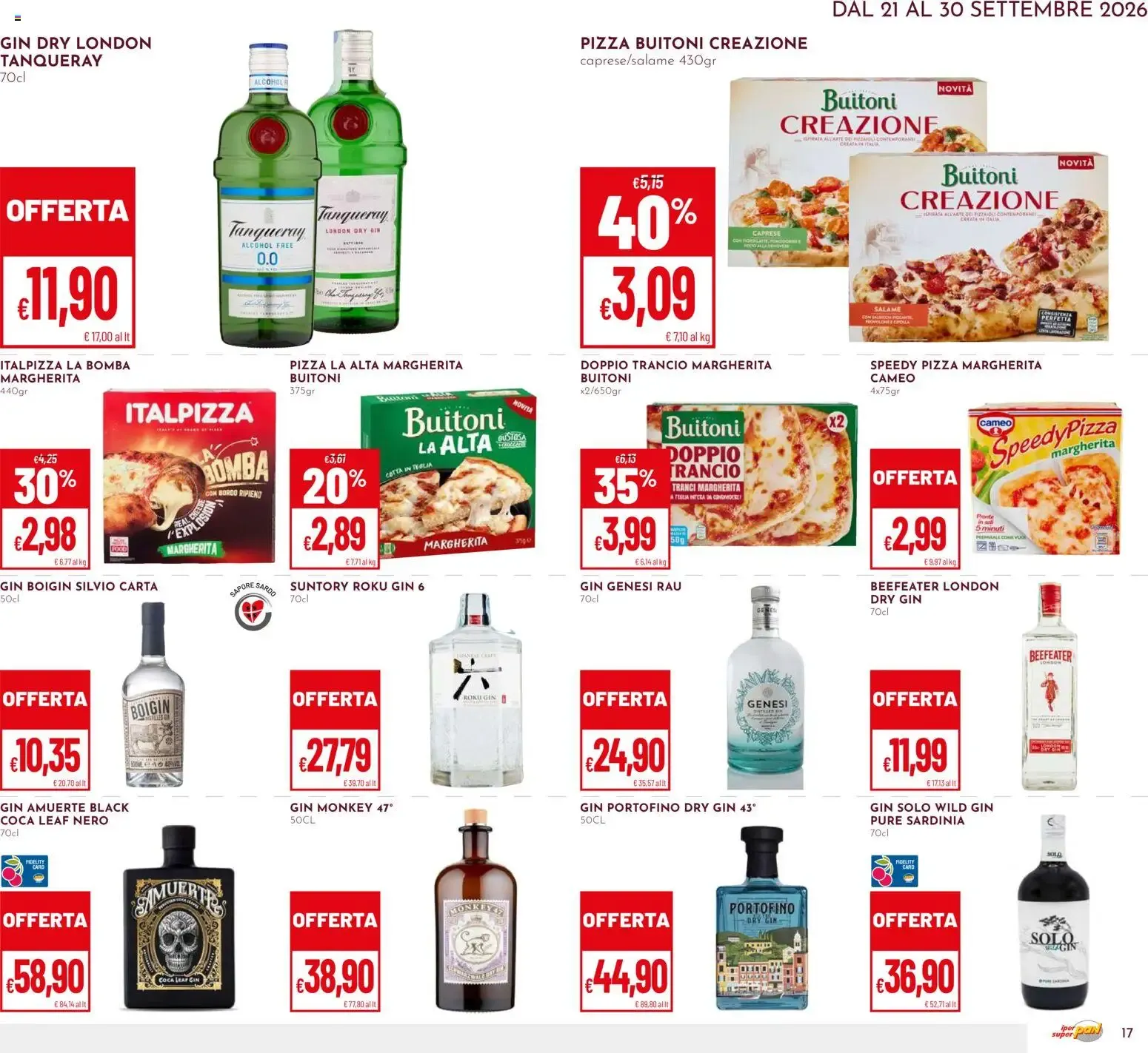 LA SARDEGNA DA GUSTARE da 21 settembre a 30 settembre di 2026 - Pagina del volantino 17