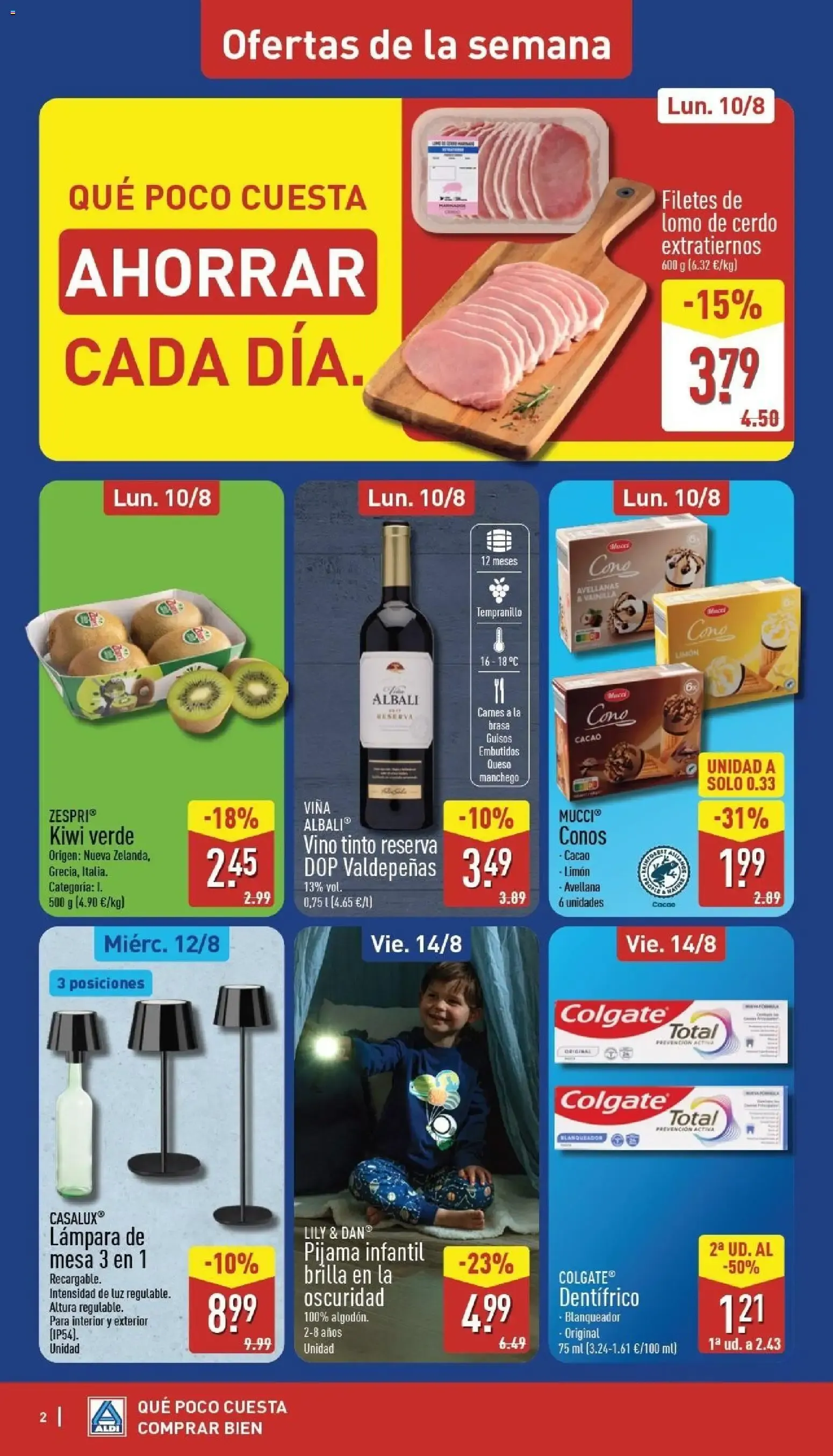 Catálogo de Aldi: Frescura a precios para tirarse a la piscina. 10 de agosto al 16 de agosto 2026 - Página 2