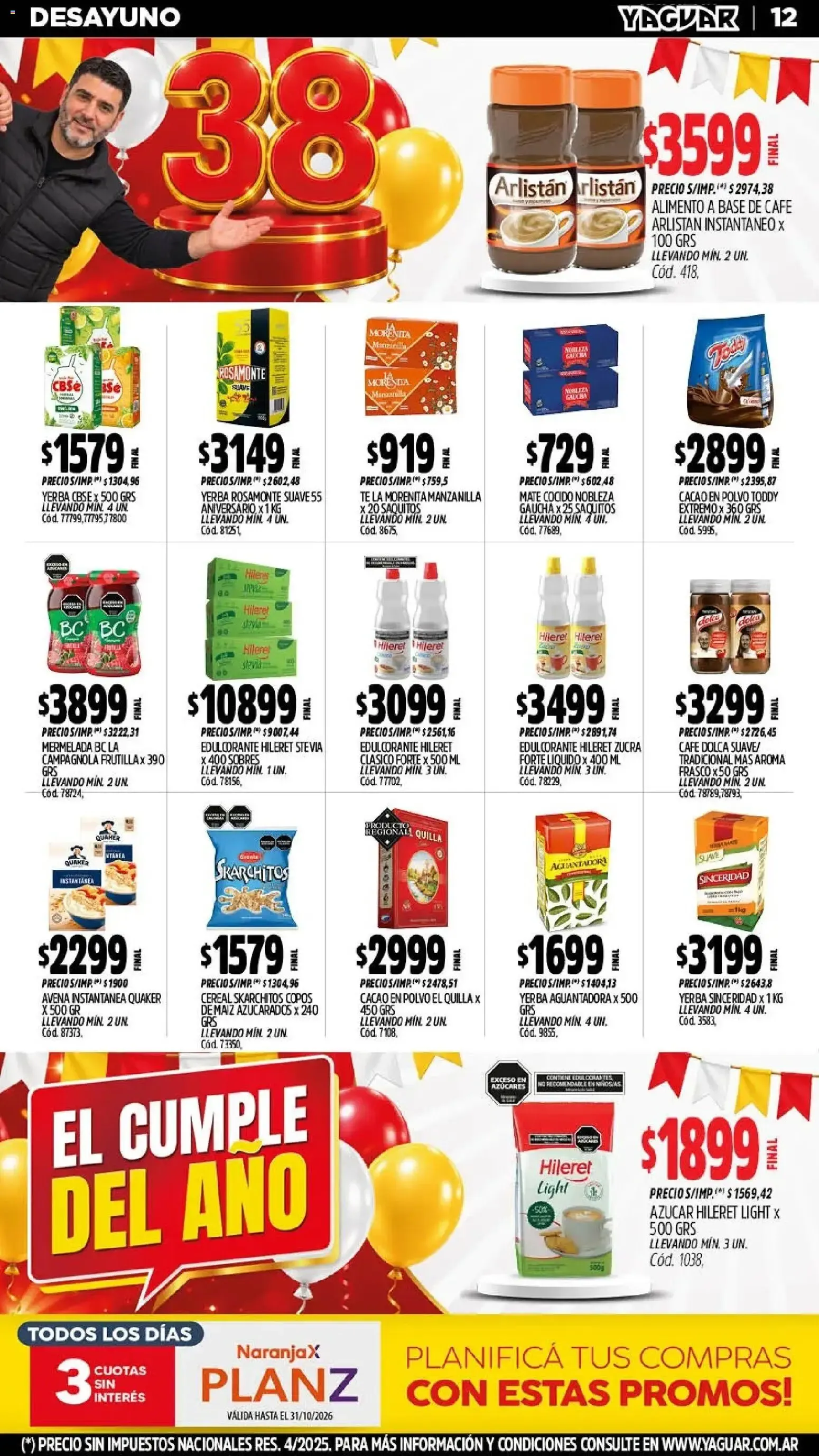Ofertas de Yaguar - Oferta Semanal Santa Fé del 05/10/2026 - 11/10/2026 5 de octubre al 11 de octubre 2026 - Página 11 del catálogo
