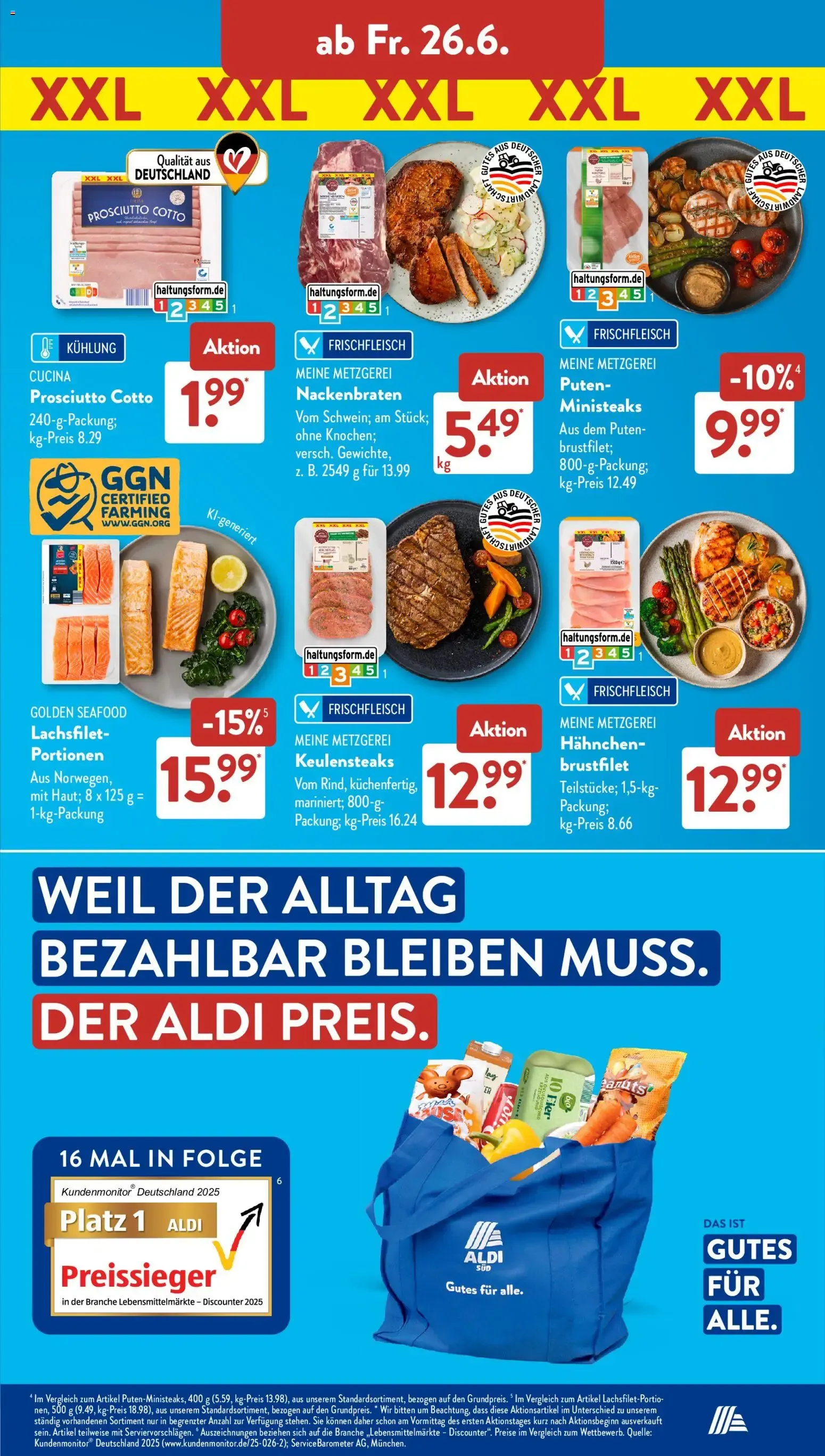 Aldi Süd Prospekt (ab 22.06.2026) zum Blättern von 22. Juni bis 27. Juni 2026 - Prospekt seite 16