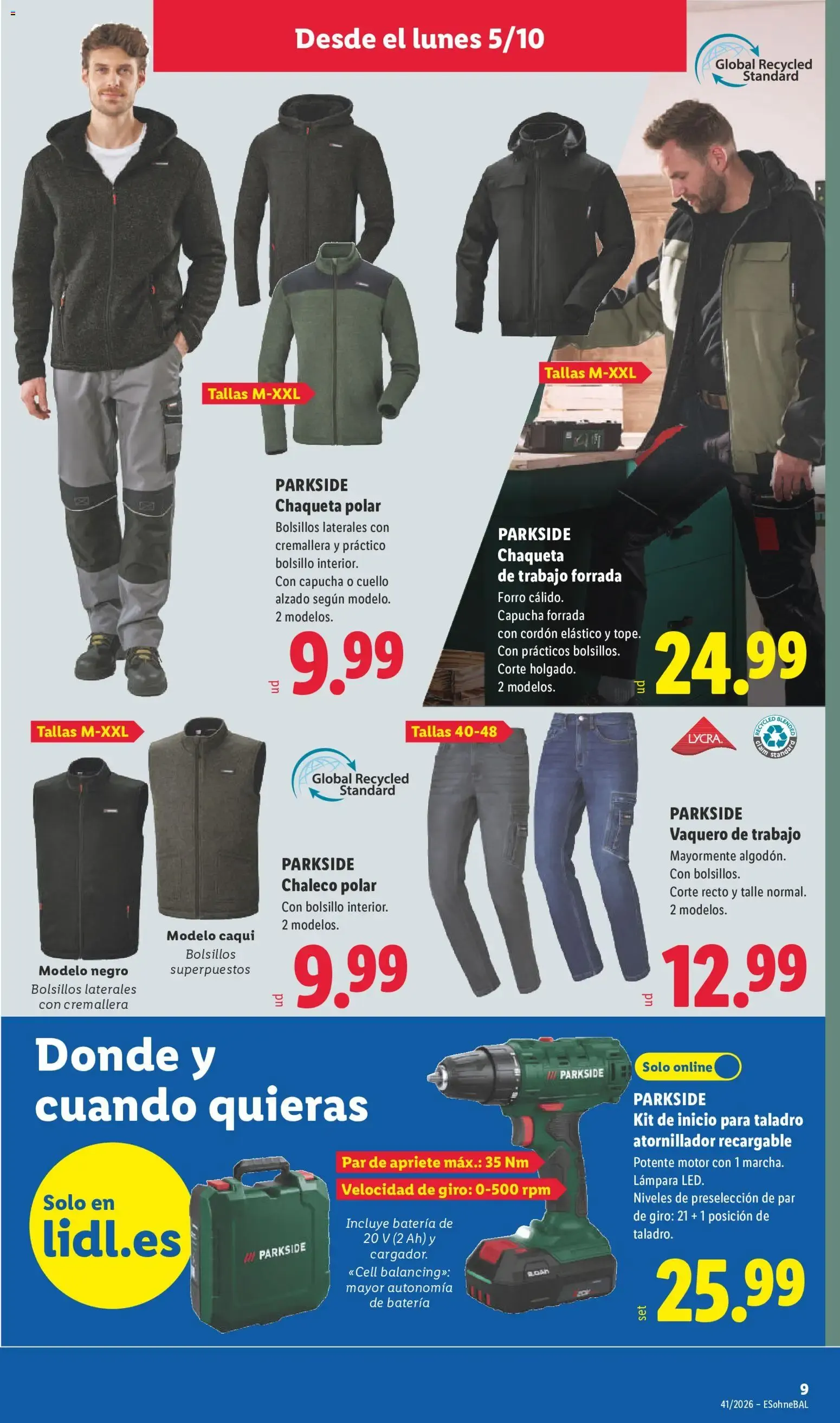 Catálogo de Lidl folleto de bazar del 05/10/2026 | Ofertas 5 de octubre al 11 de octubre 2026 - Página 13