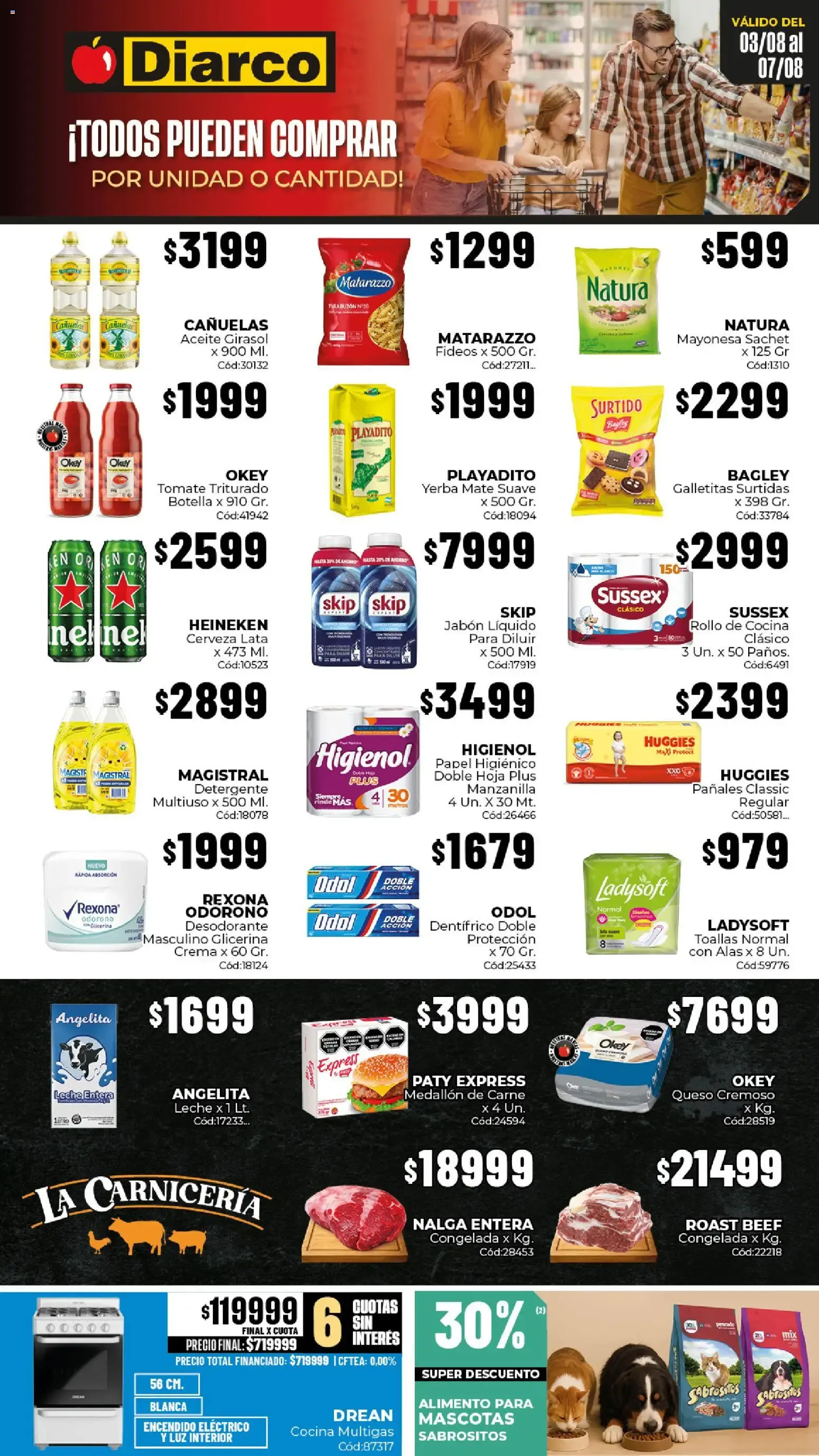 Ofertas de Diarco 3 de agosto al 7 de agosto 2026 - Página 1 del catálogo