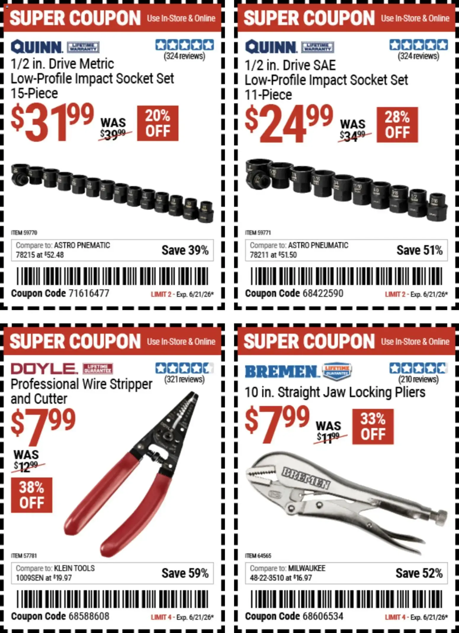 Harbor Freight Weekly Ad (06/08 - 06/21 2026) - Flyer