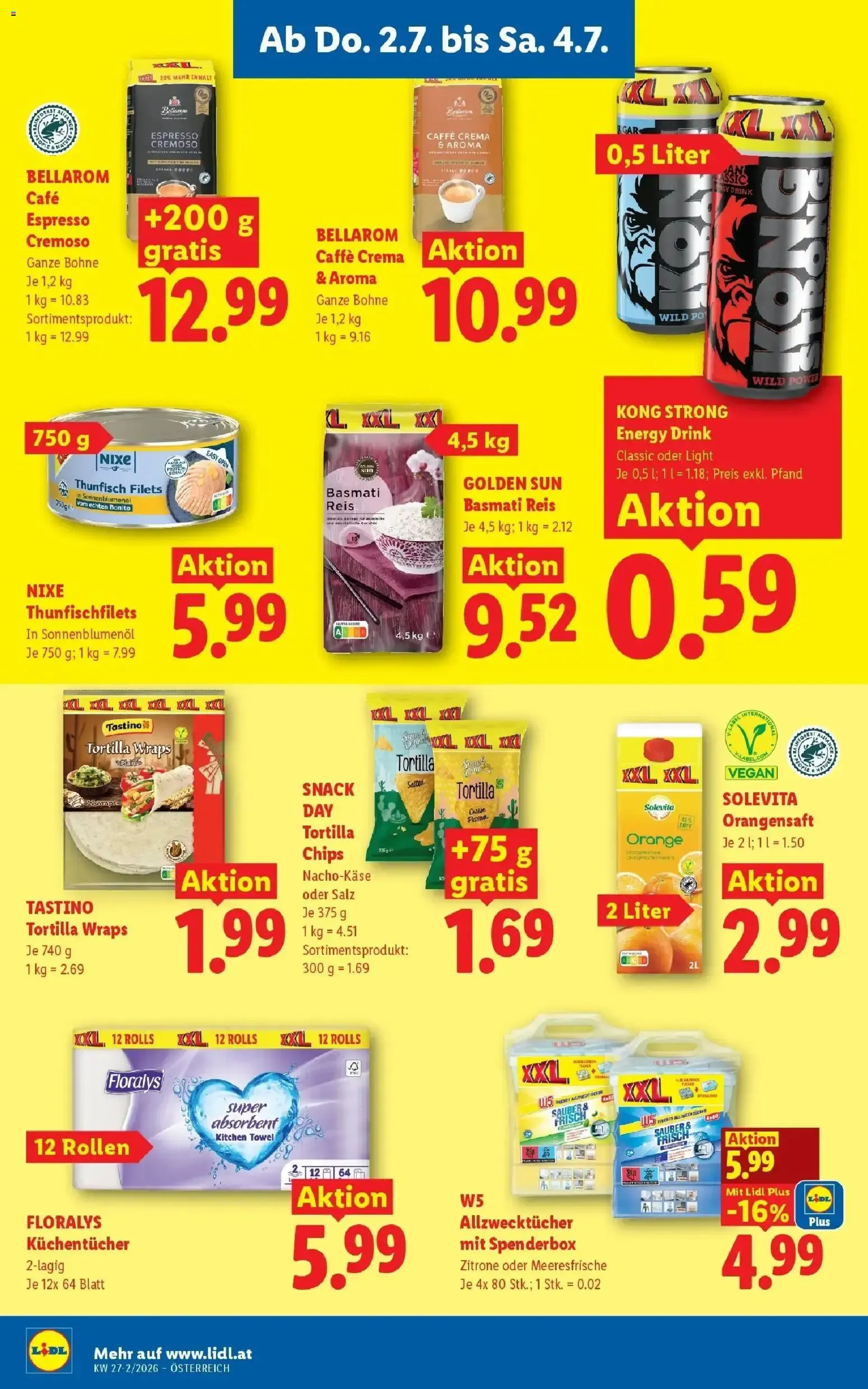 Lidl XXL: Ofertas de la semana von 2. Juli bis 4. Juli 2026 - Flugblätt seite 14