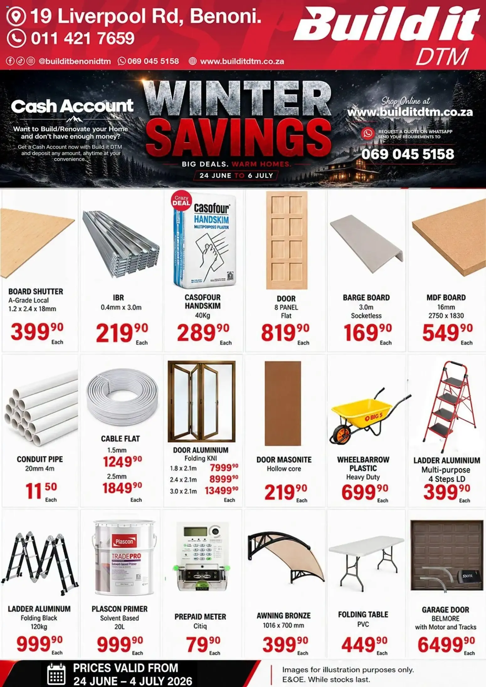 Build It DTM - Winter Savings from 24 June to 4 July 2026 - Catalogue Page 2